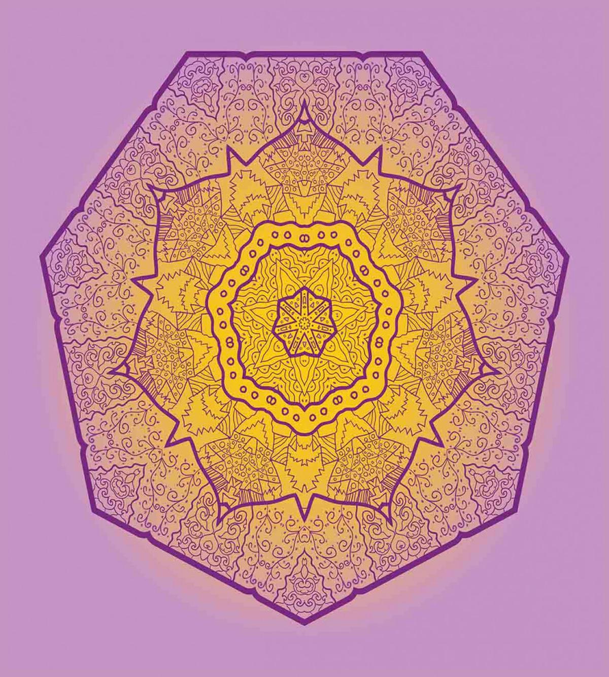 Oriental Heptagon Motif — Pattern