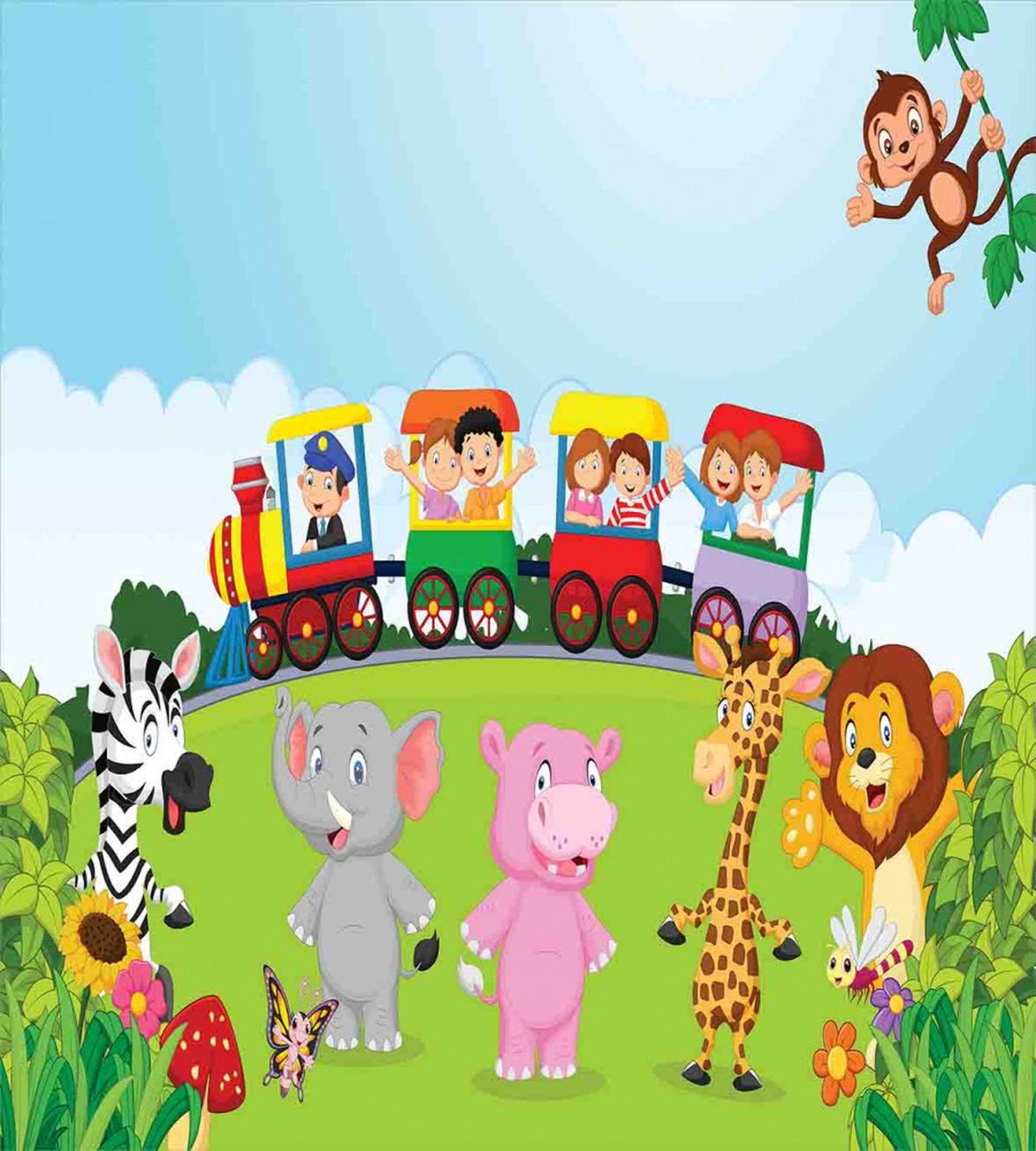 Happy Children Safari — Pattern