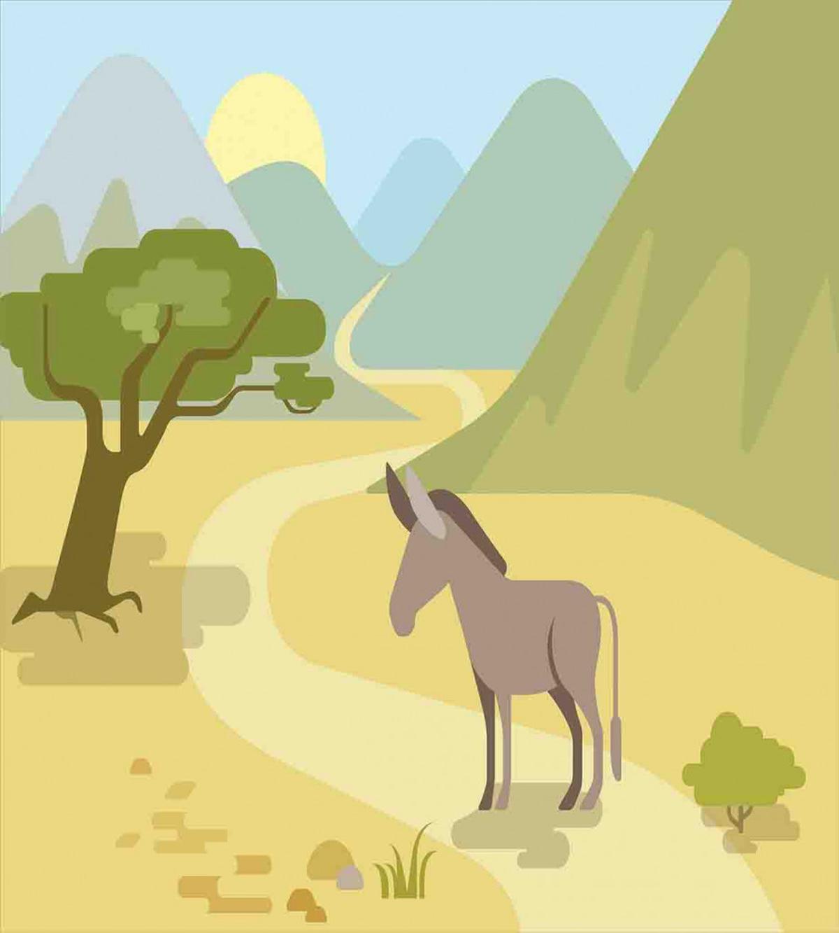 Wildlife Habitat Flat Design — Pattern