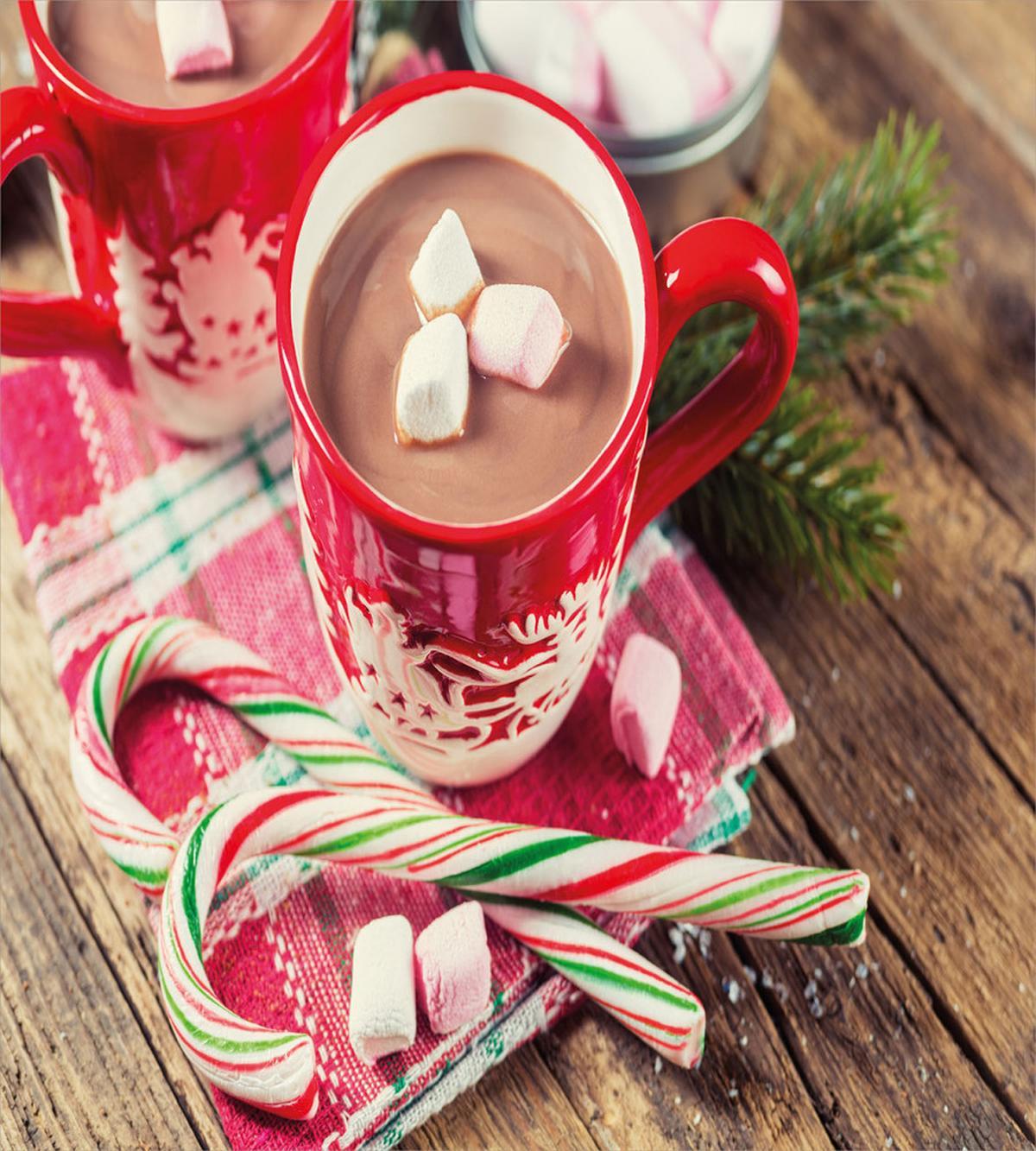 Hot Chocolate in Mugs — Pattern