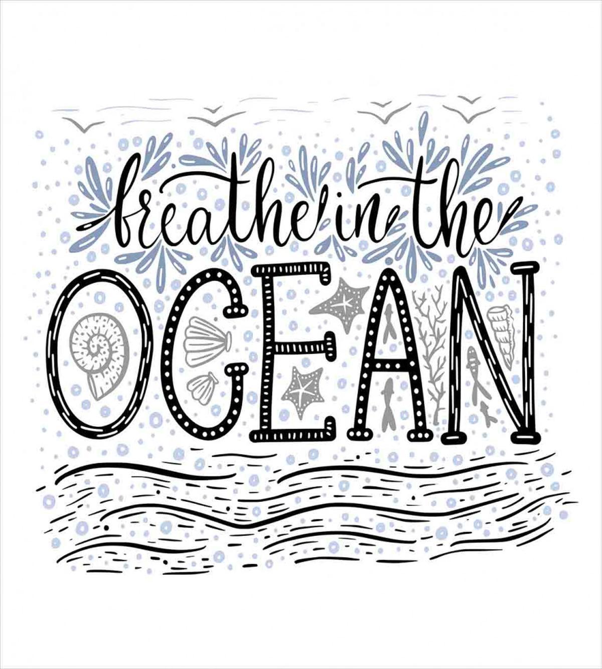 Breathe in the Ocean — Pattern