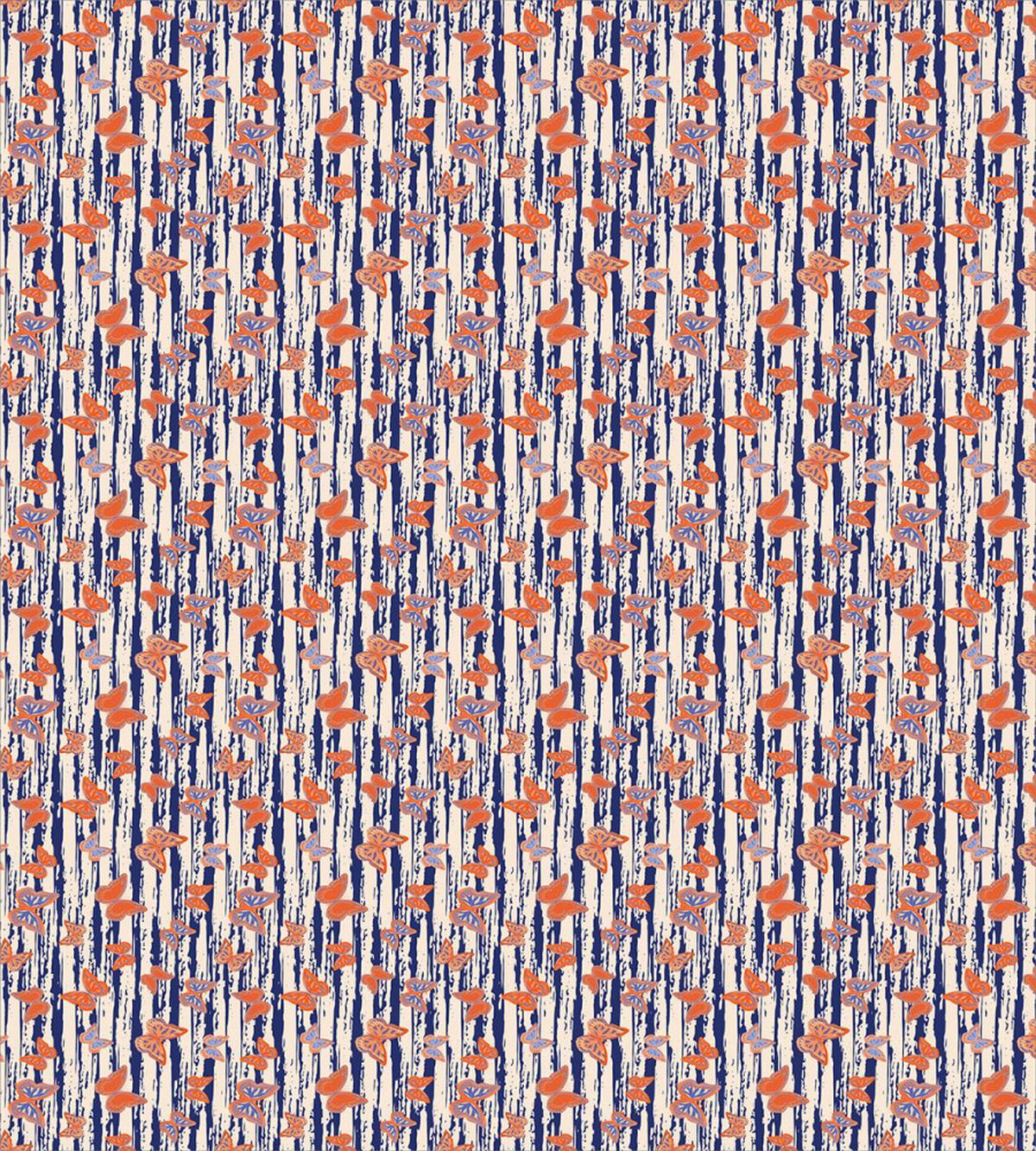 Insects on Stripes — Pattern