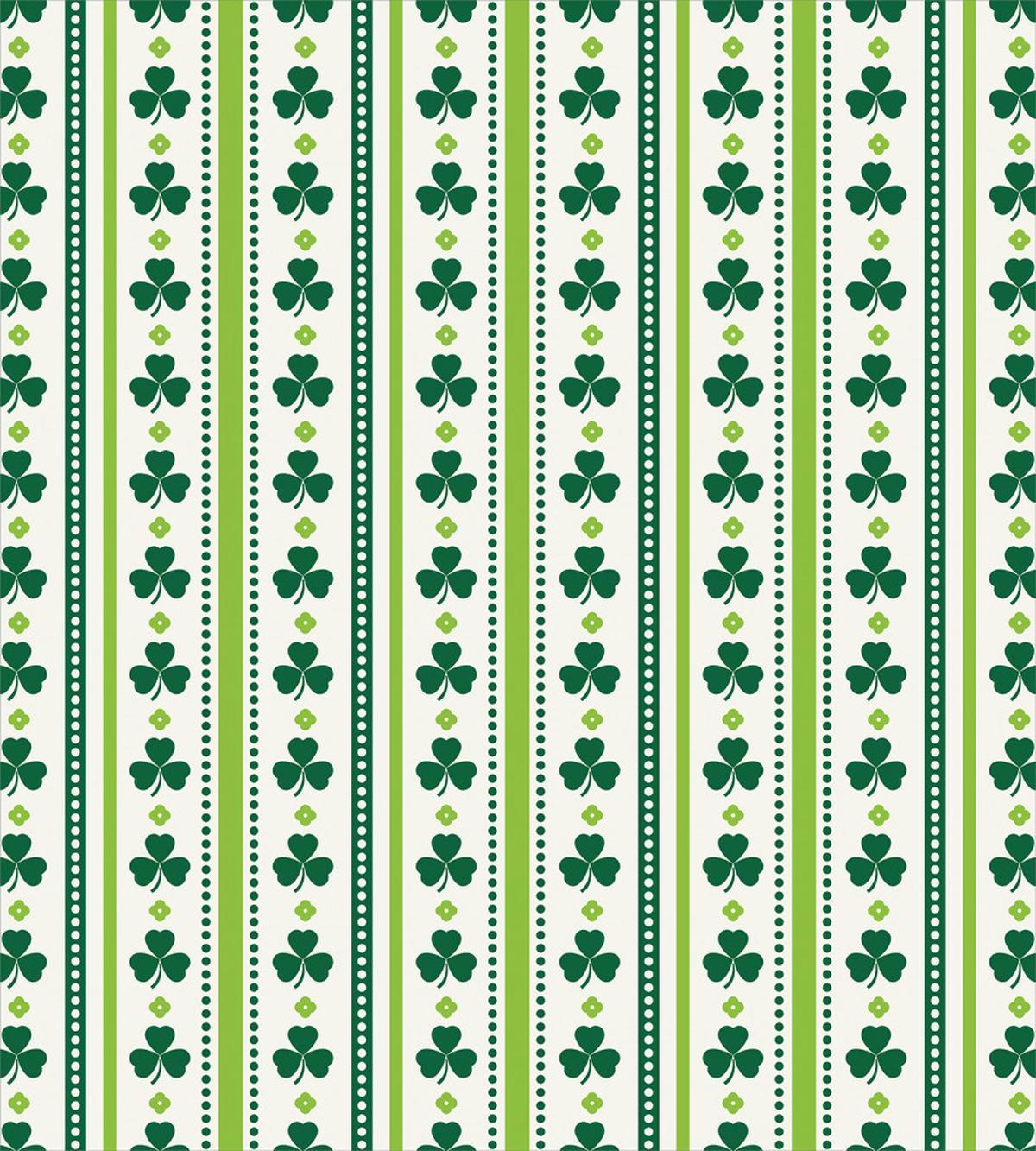 Irish Clovers Lines Dots — Pattern