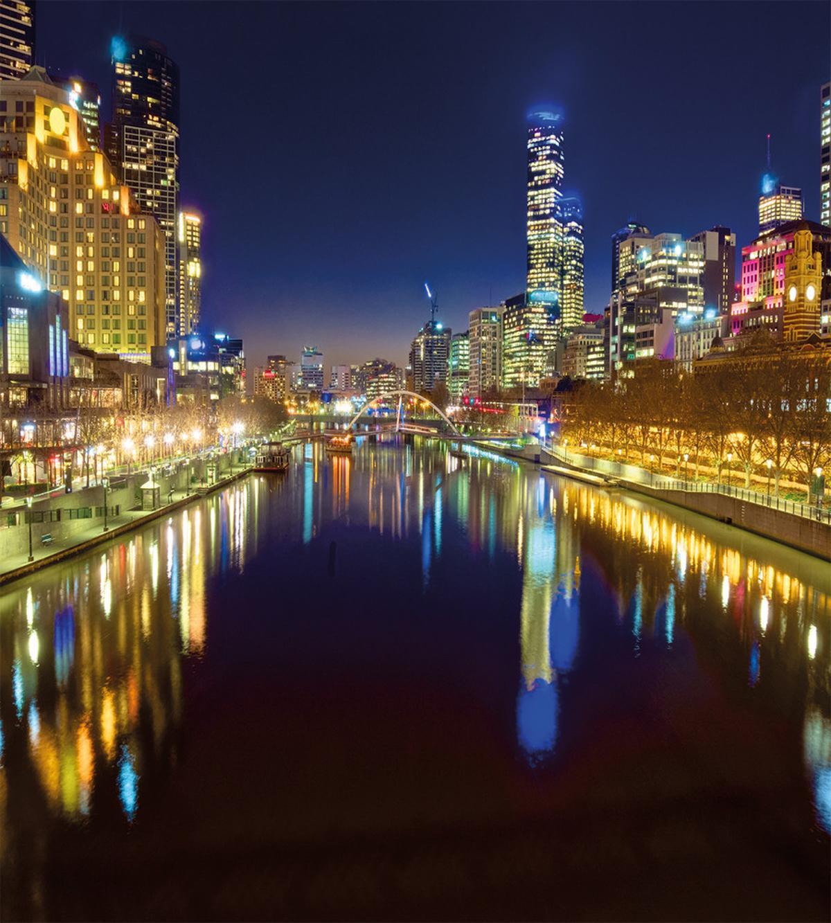Night in Melbourne River — Pattern