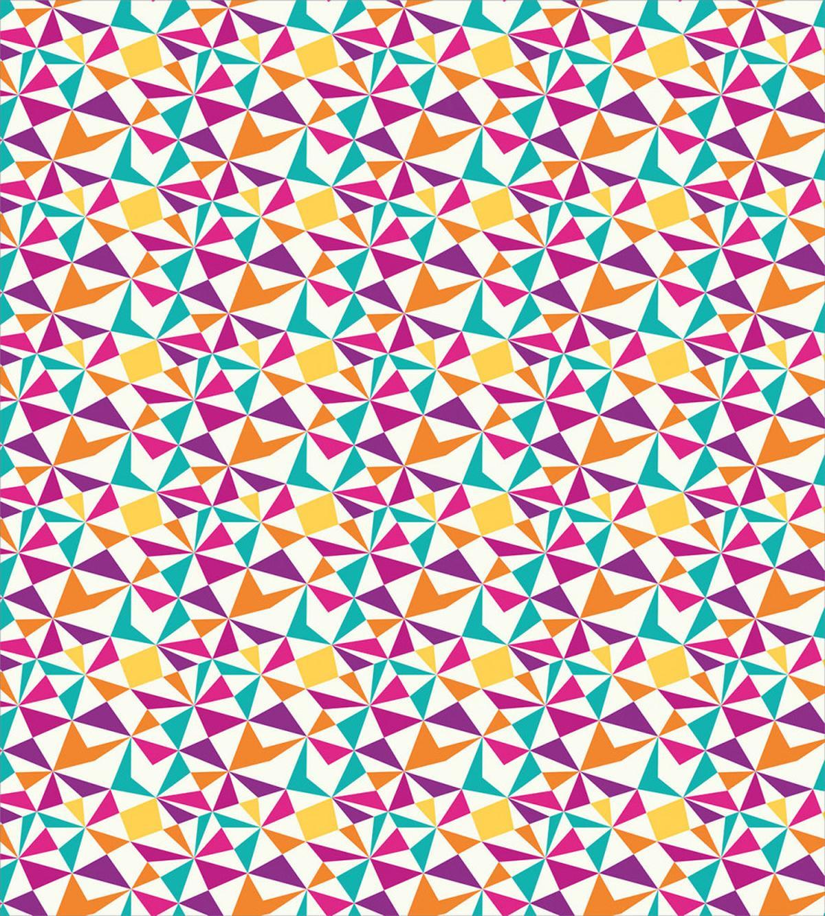 Vivid Mosaic Look Polygons — Pattern