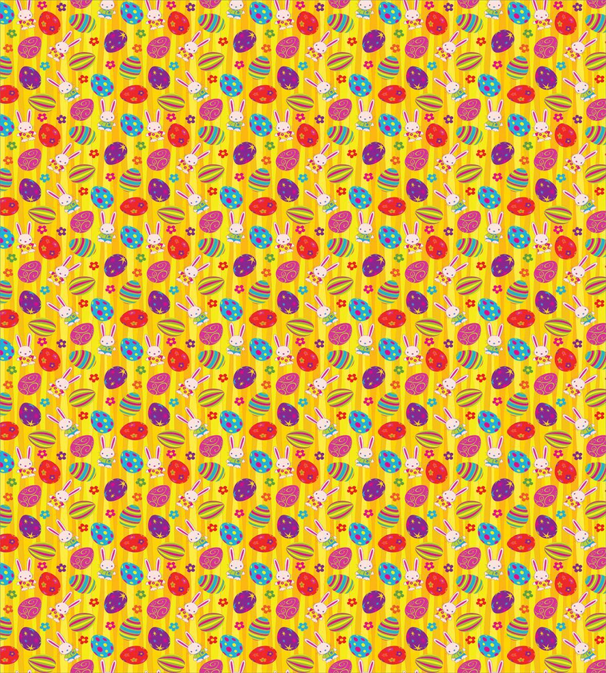 Bunnies Daisies Funky — Pattern