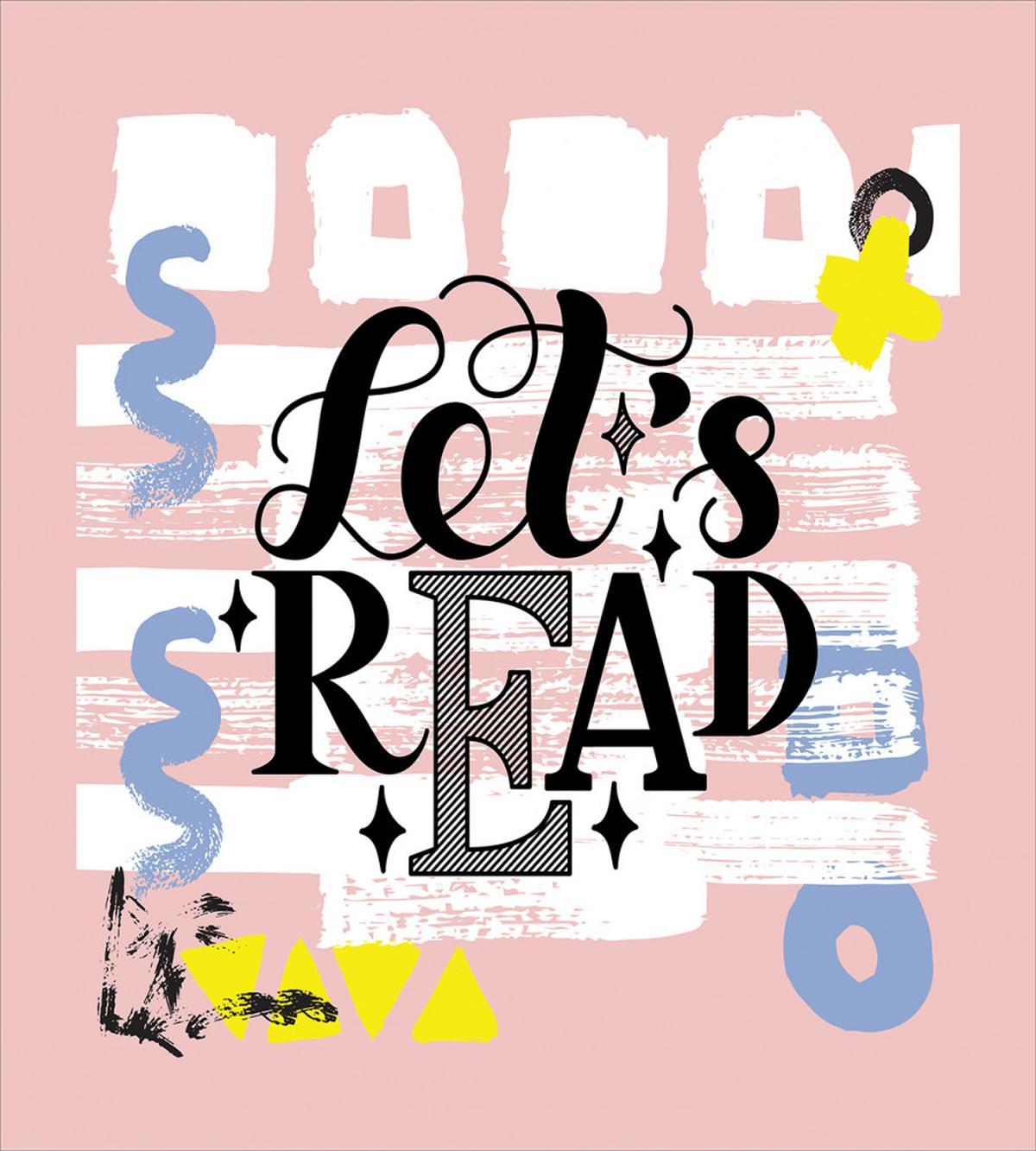 Lets Read Phrase Pastel — Pattern