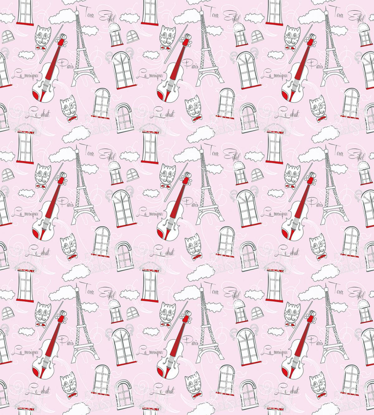 Violin Eiffel Cat Bow Tie — Pattern