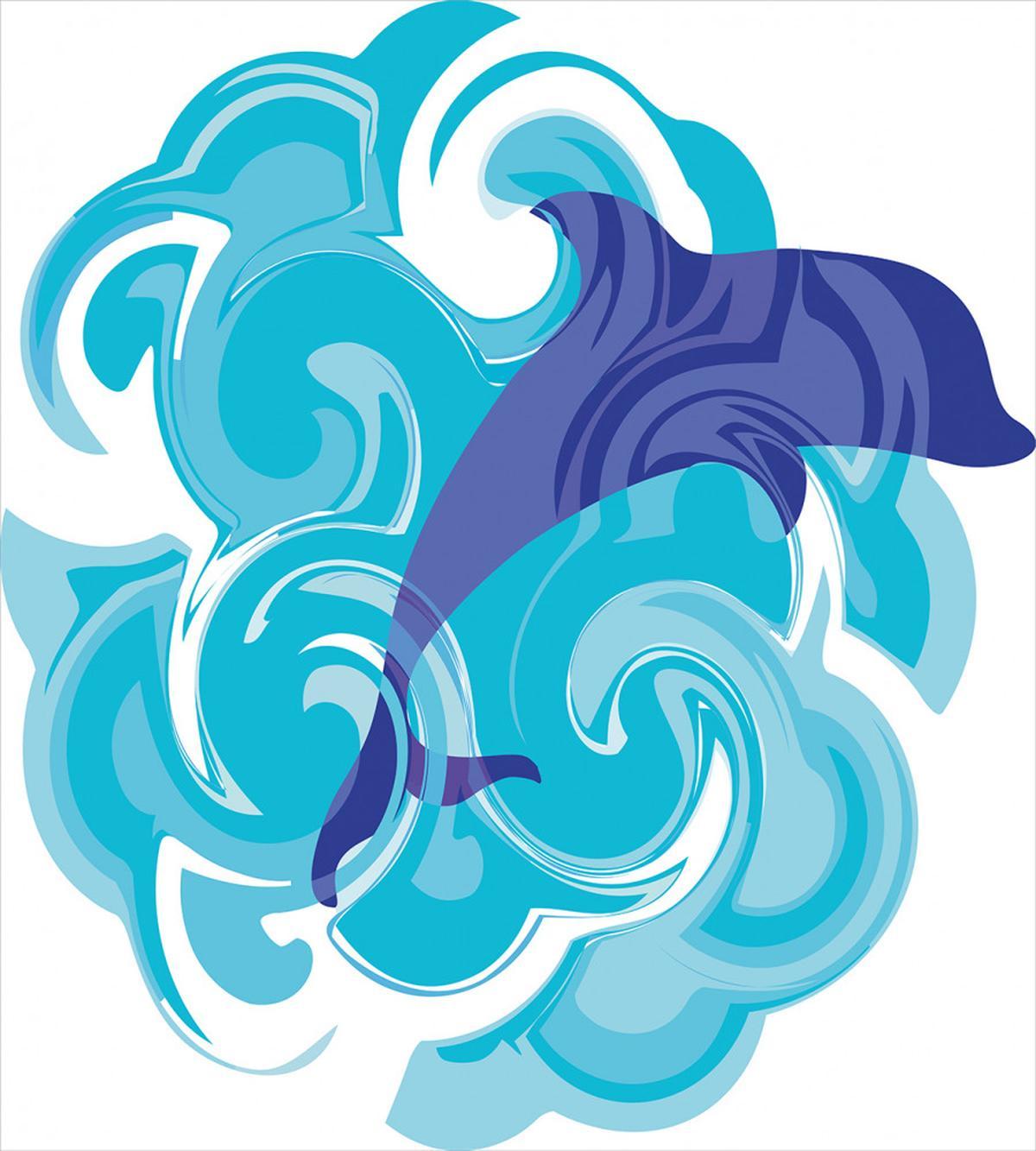 Waves Aqua Life Nature — Pattern