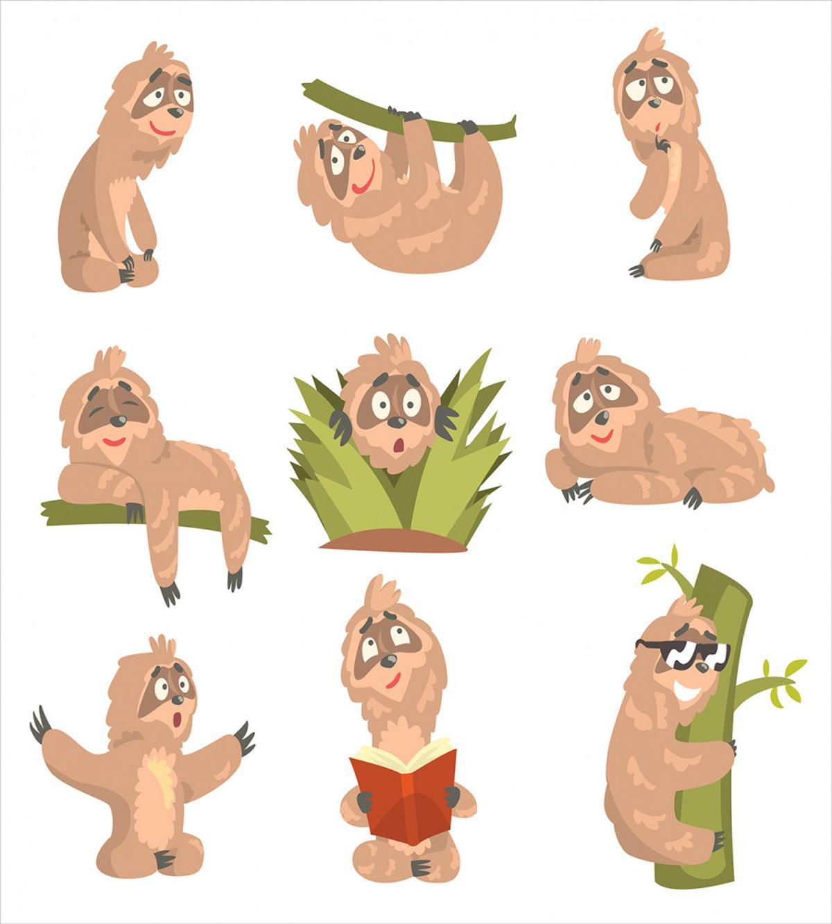 Different Posed Animals — Pattern