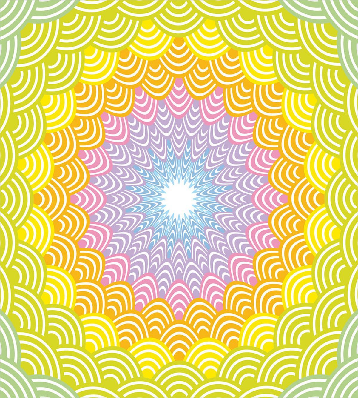 Round Wreath Colorful — Pattern