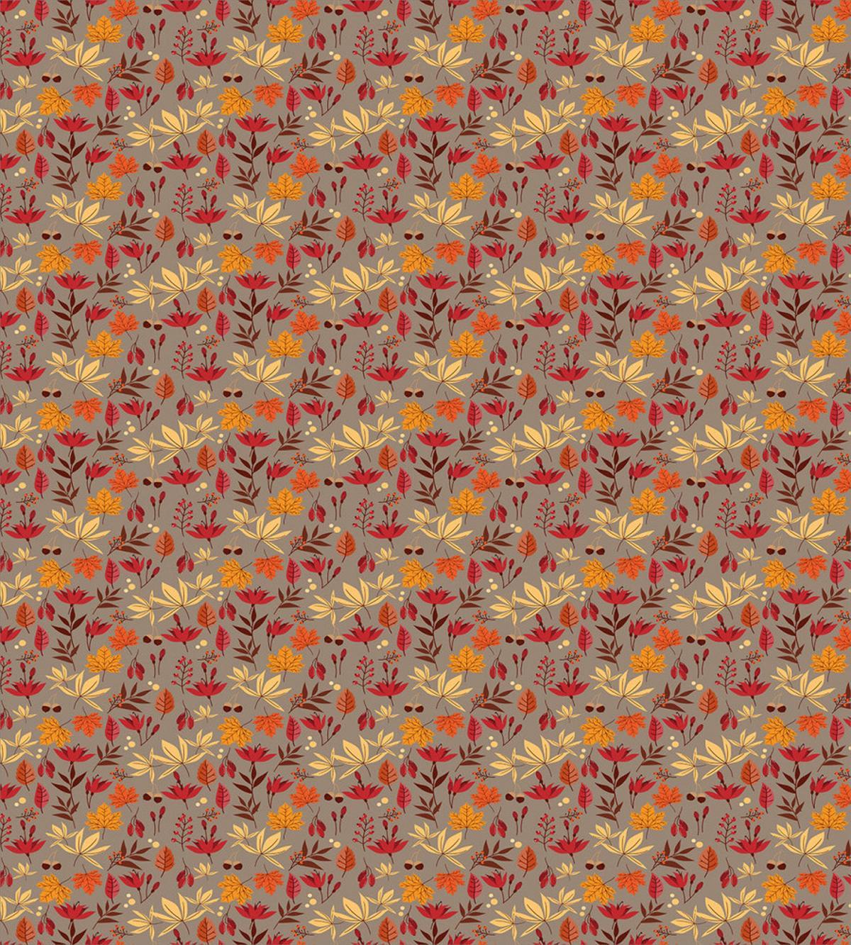 Autumn Nature Foliage — Pattern