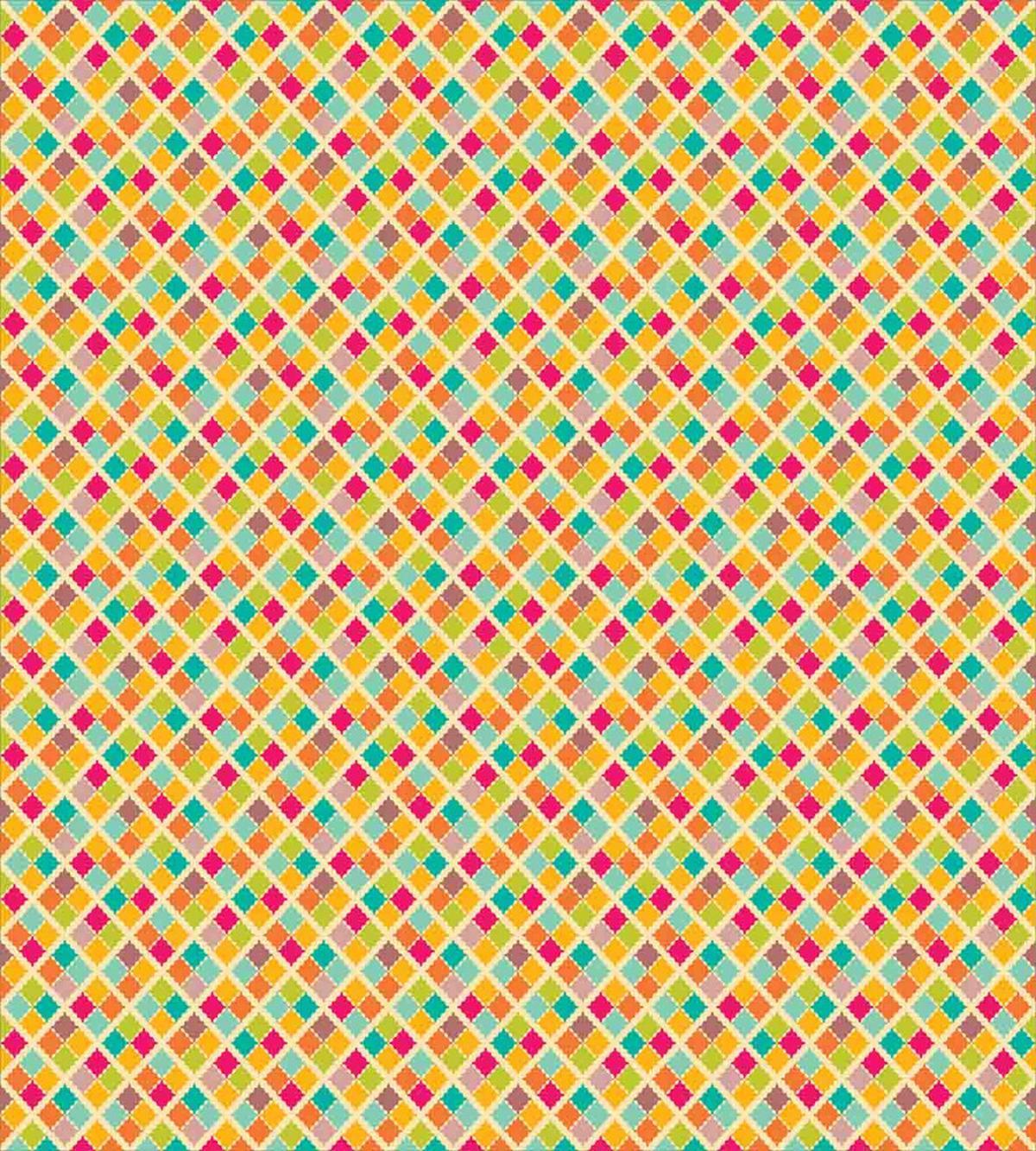 Checkered Colorful Tile — Pattern