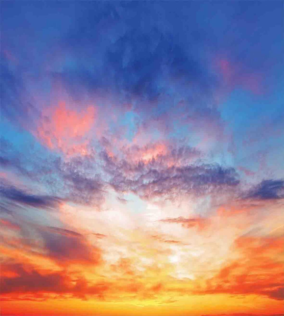 Sunset Cloudscape Sky — Pattern