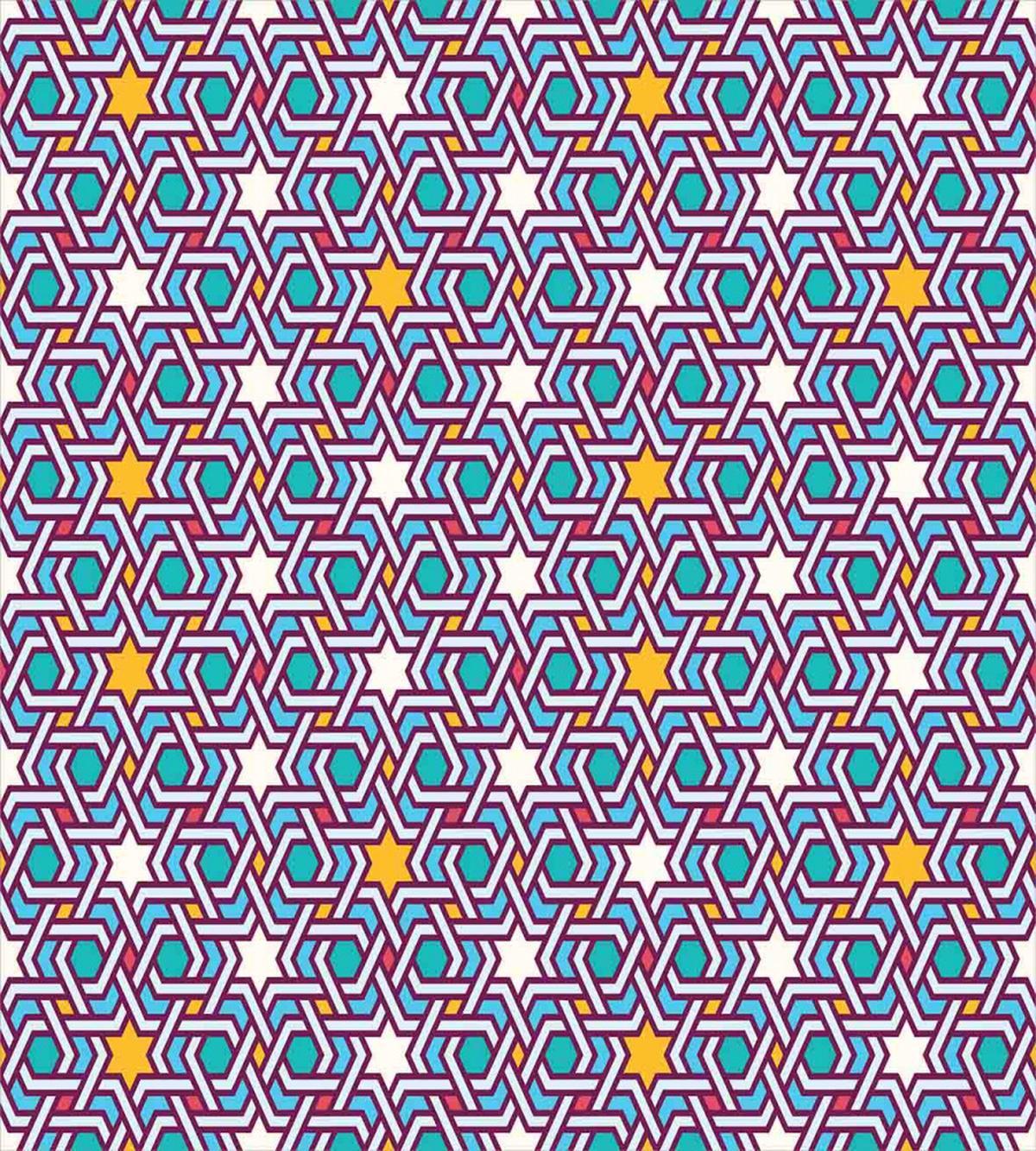 Geometric Stars Lines — Pattern
