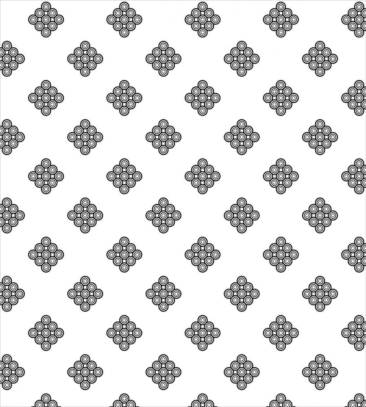 Circles Squares Formation — Pattern