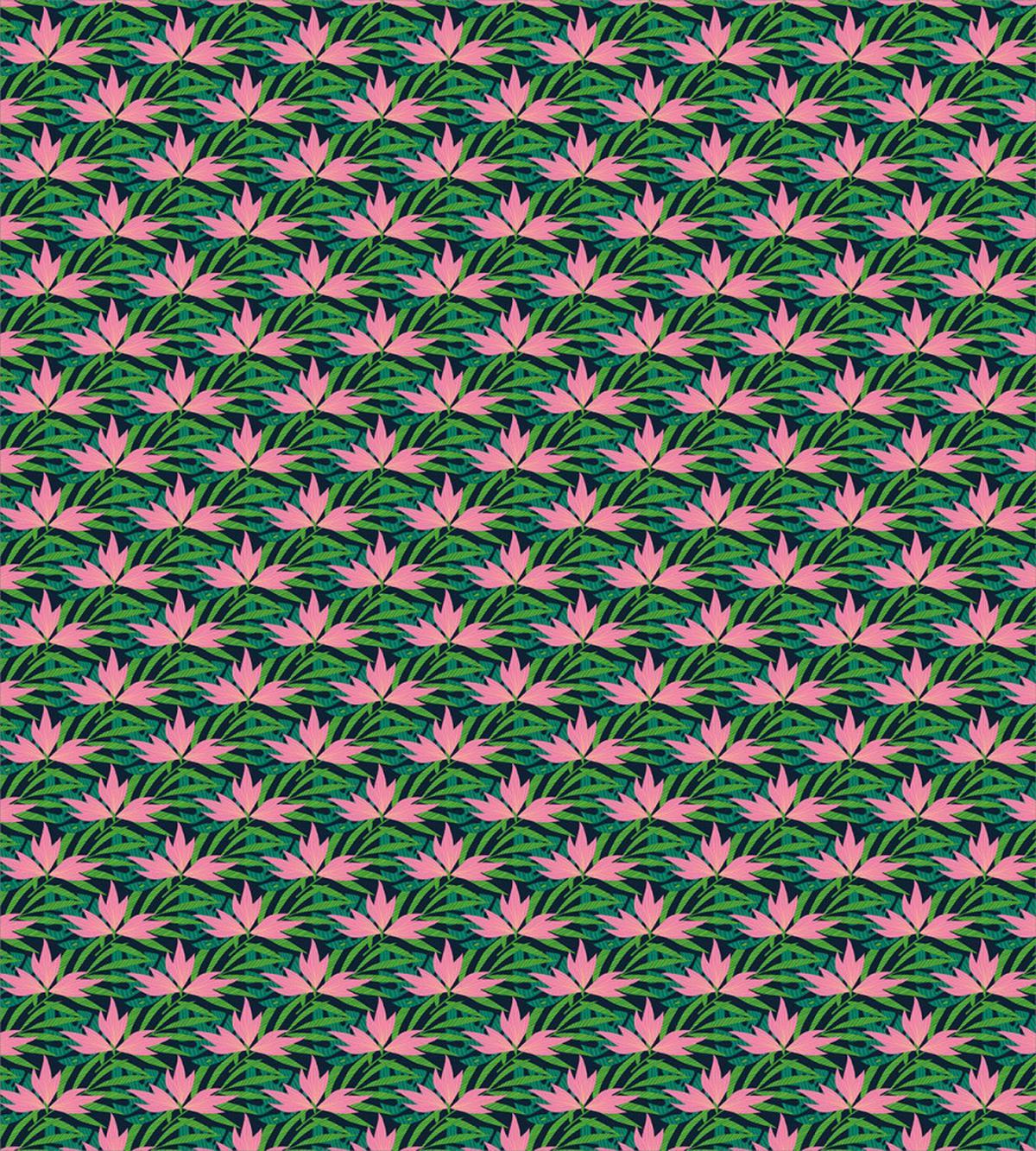 Tropical Monstera Flowers — Pattern