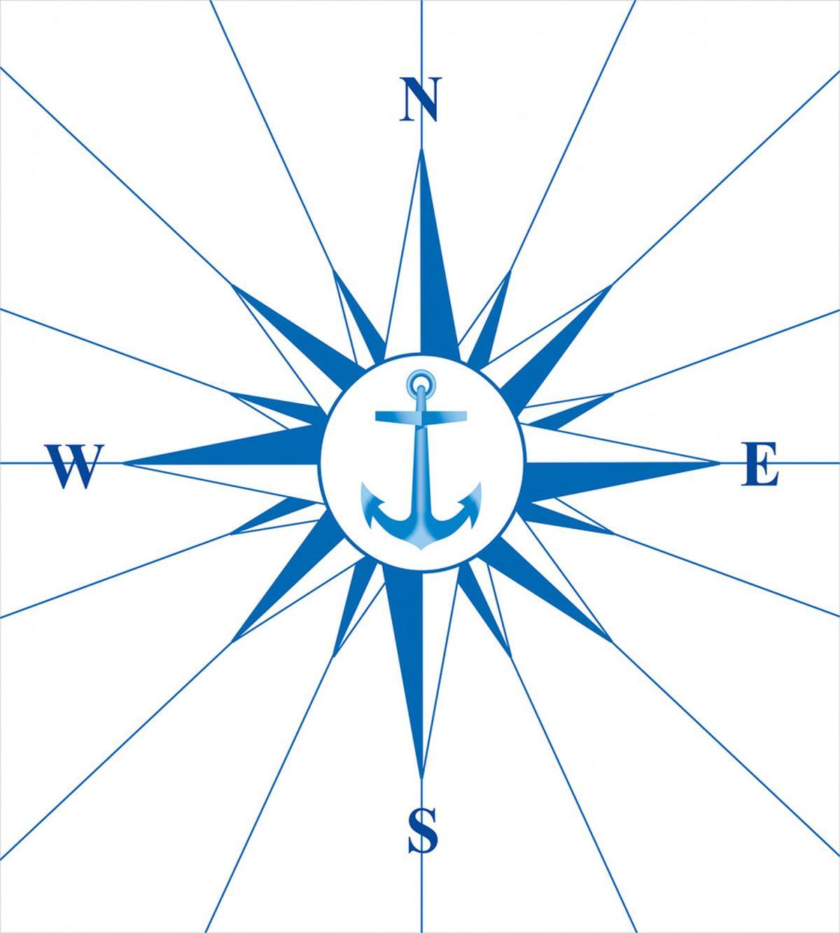 Blue Windrose Anchor — Pattern