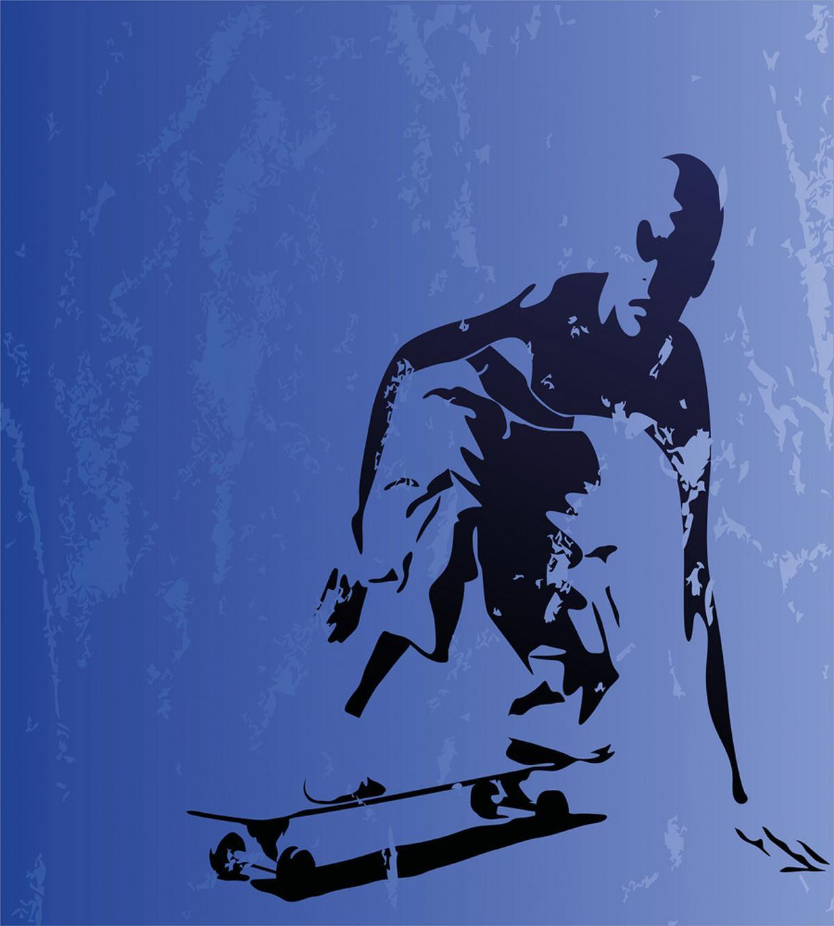 Abstract Vector Skaters — Pattern