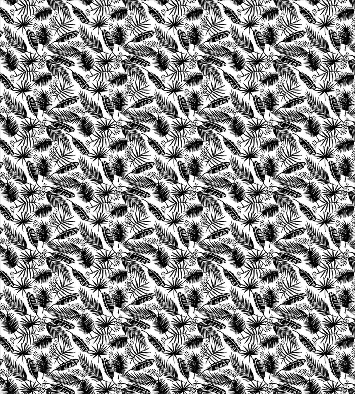 Types of Palm Tree Leaves — Pattern