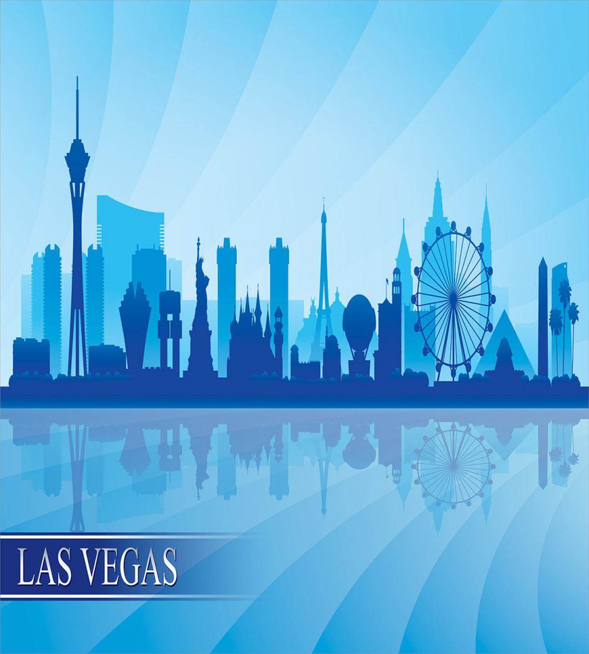 American City Silhouette — Pattern