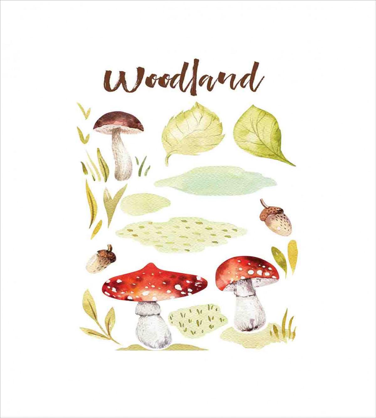 Aquarelle Fungus Nuts — Pattern