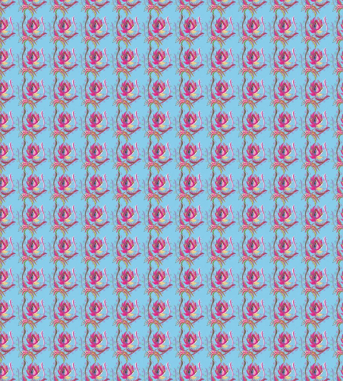 Chaotic Boho Oriental Tulip — Pattern