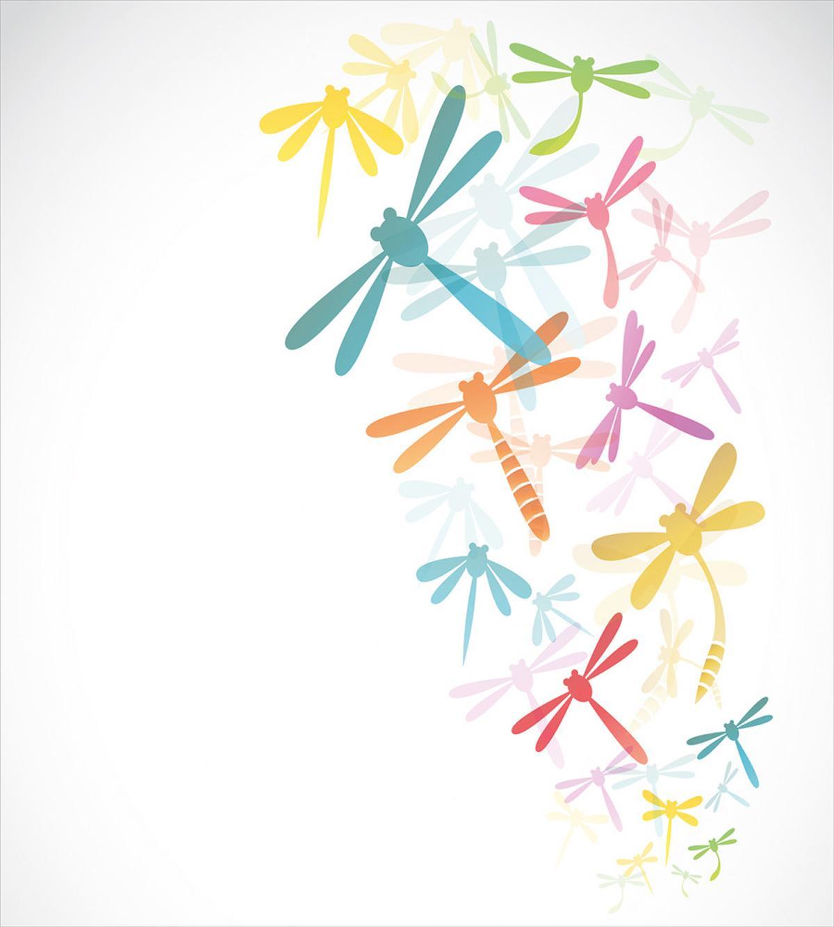Winged Insects Bugs — Pattern