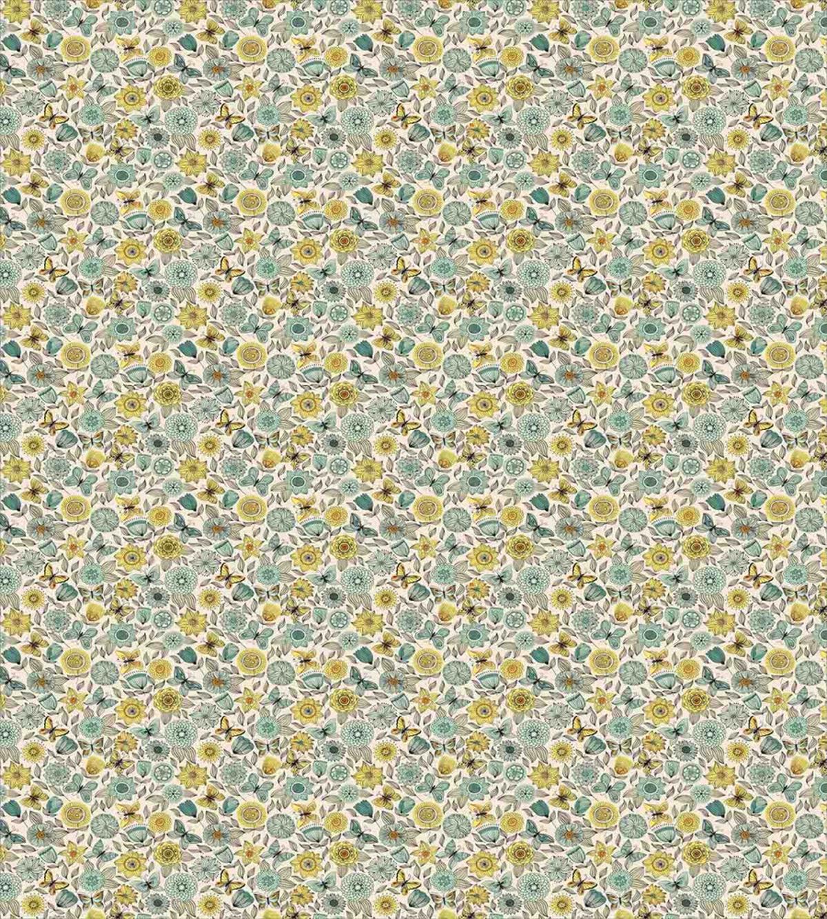 Retro Butterfly Wings Floral — Pattern