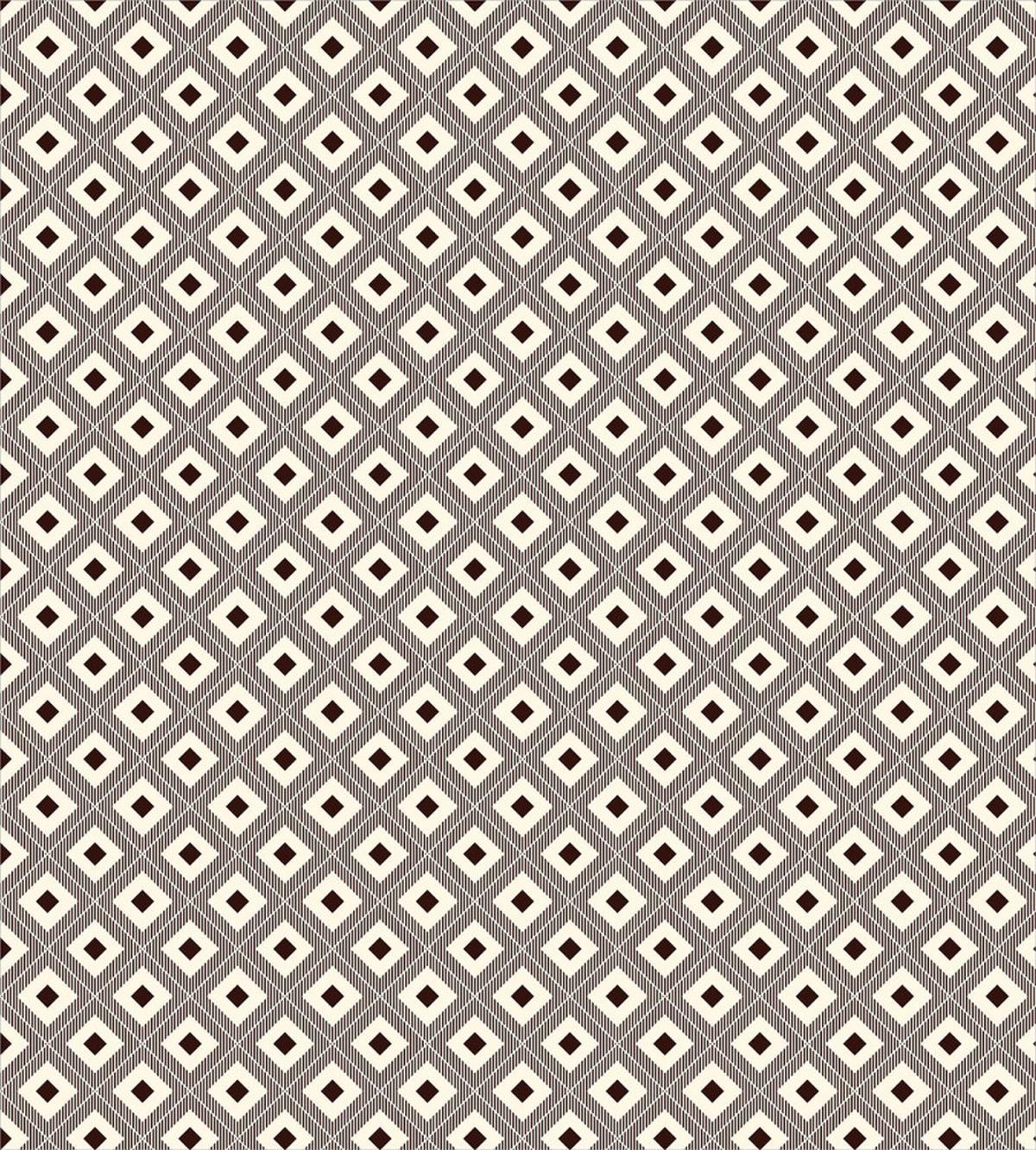 Rhombus and Strips Ikat — Pattern