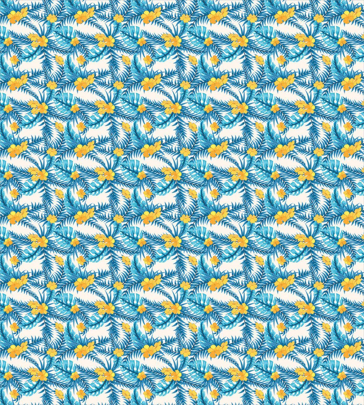 Exotic Leaves and Flowers — Pattern