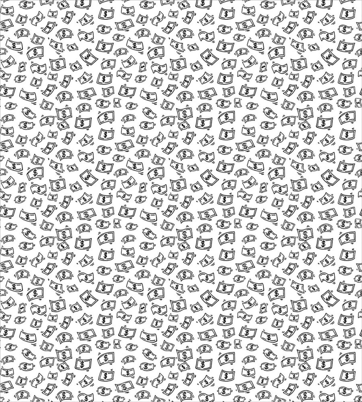 Raining Dollar Bills — Pattern