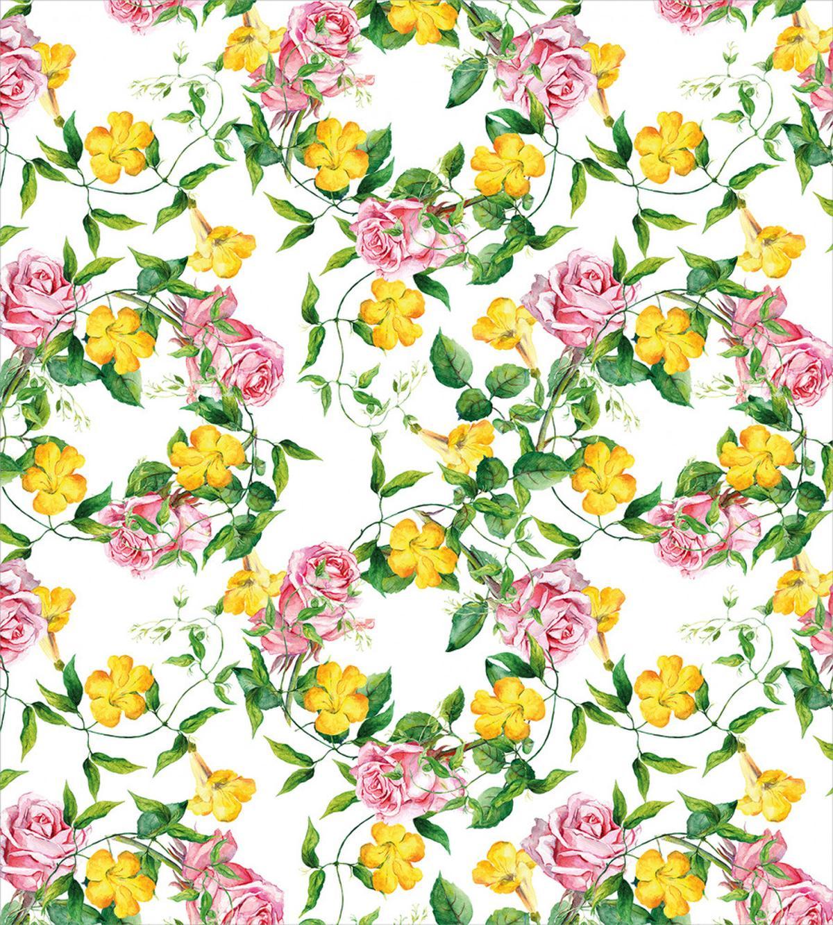 Bindweed Roses — Pattern