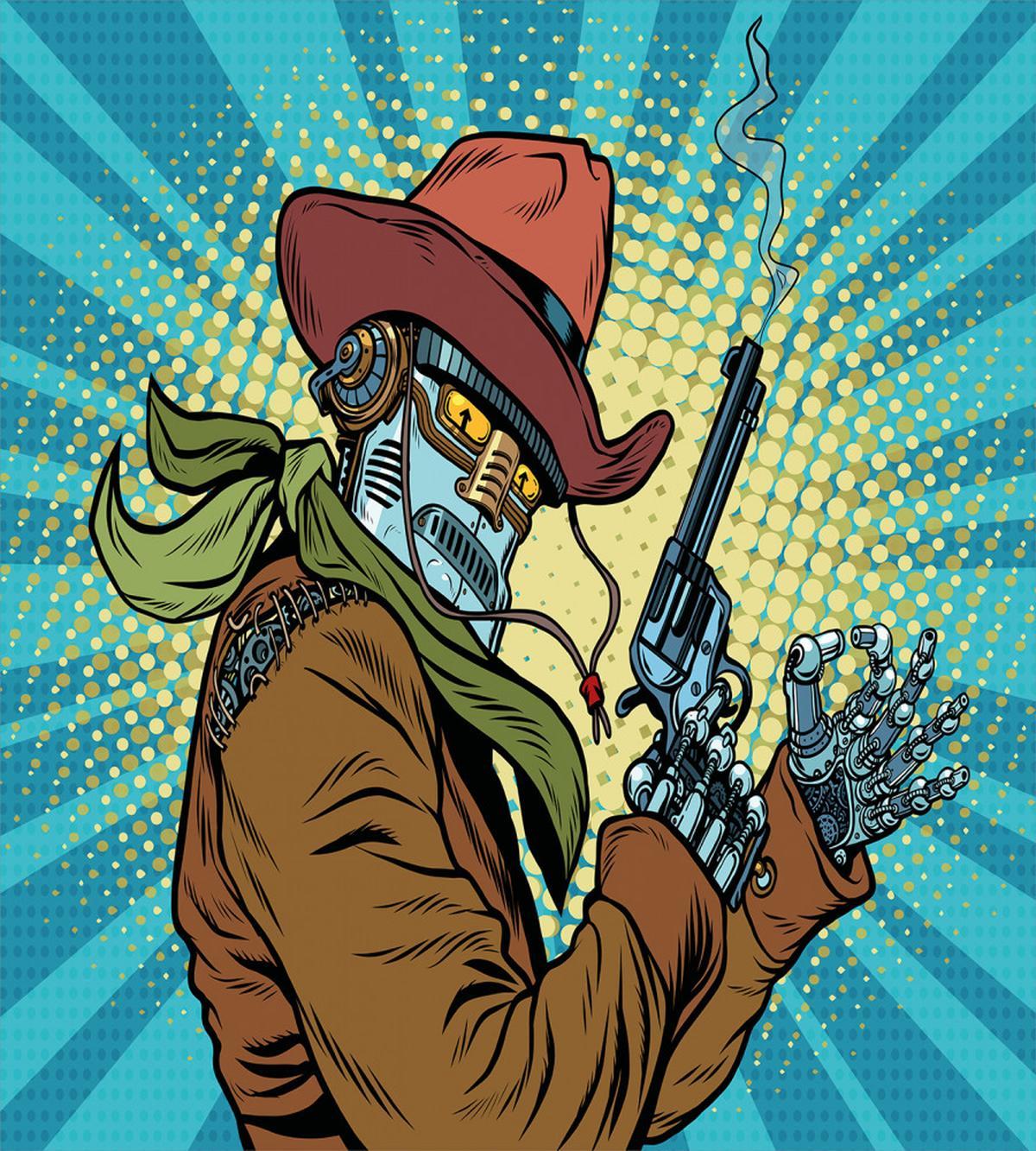 Western Style Robot Cowboy — Pattern