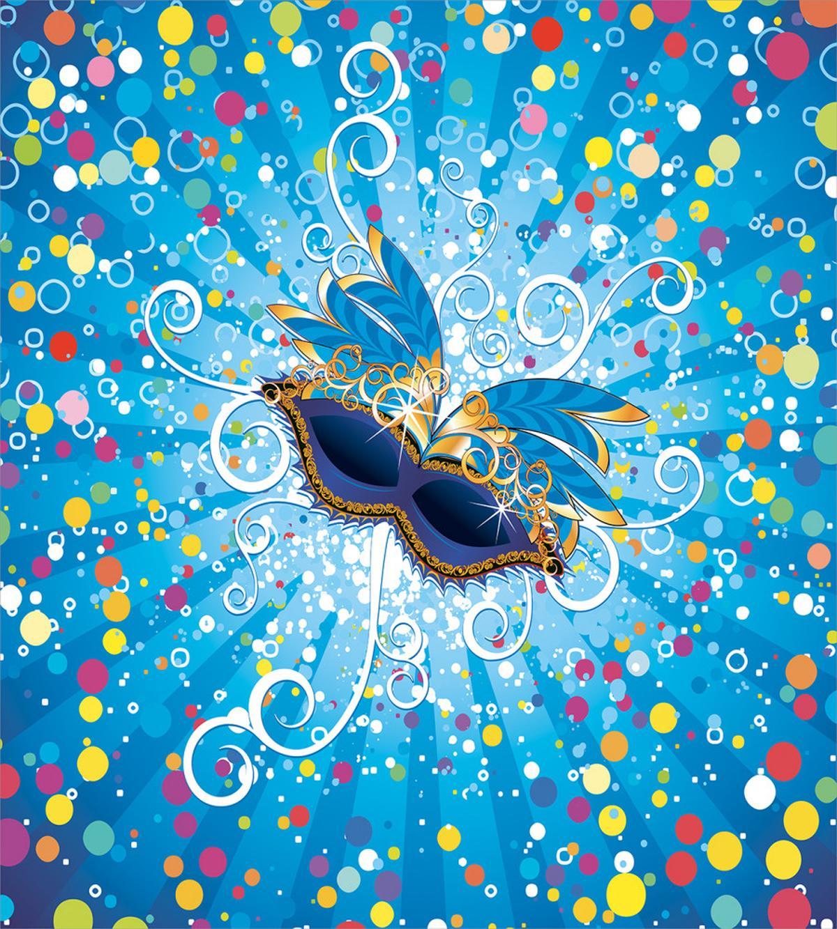Colorful Dots Swirls — Pattern
