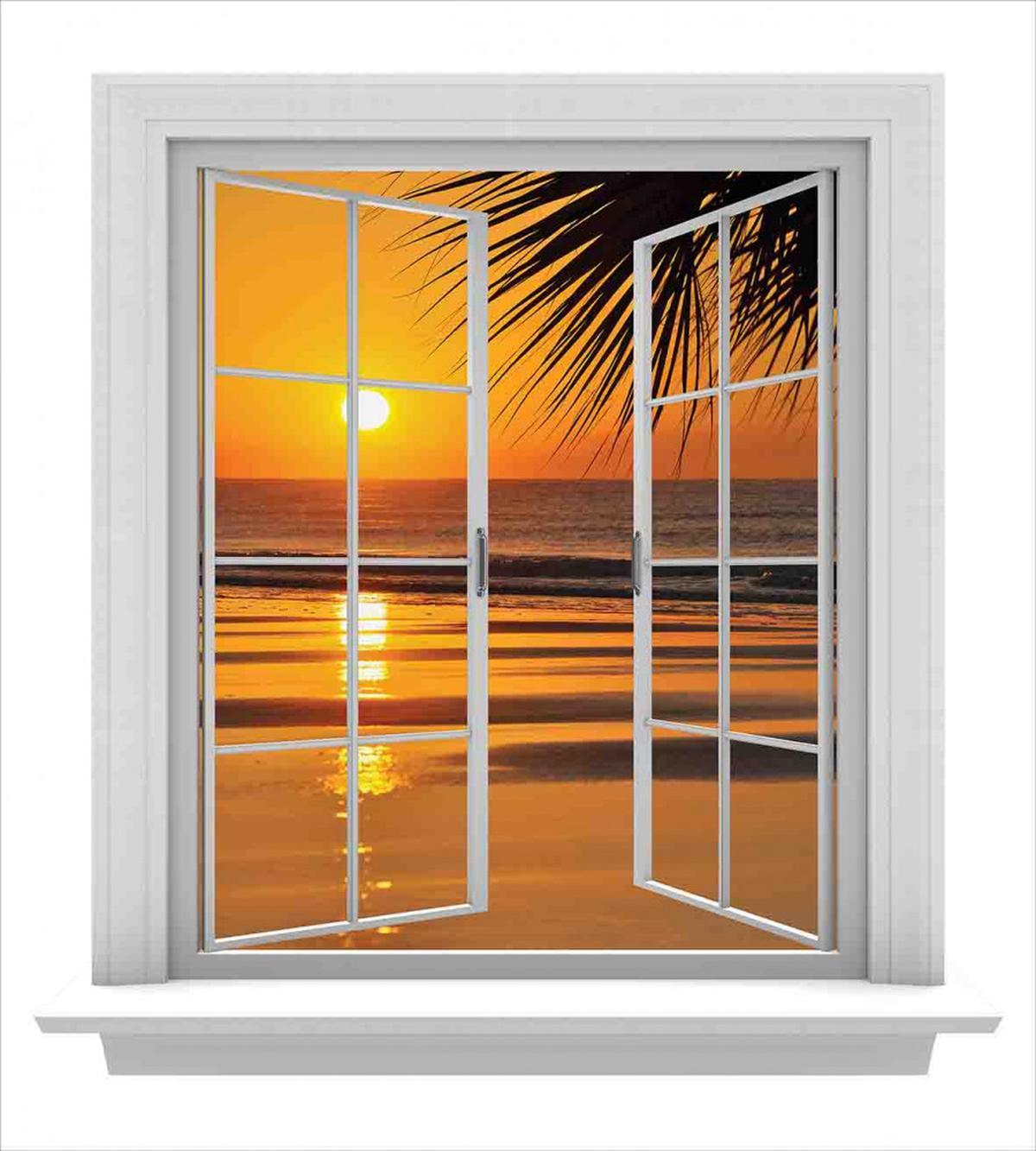 Ocean Sunset View Sky — Pattern