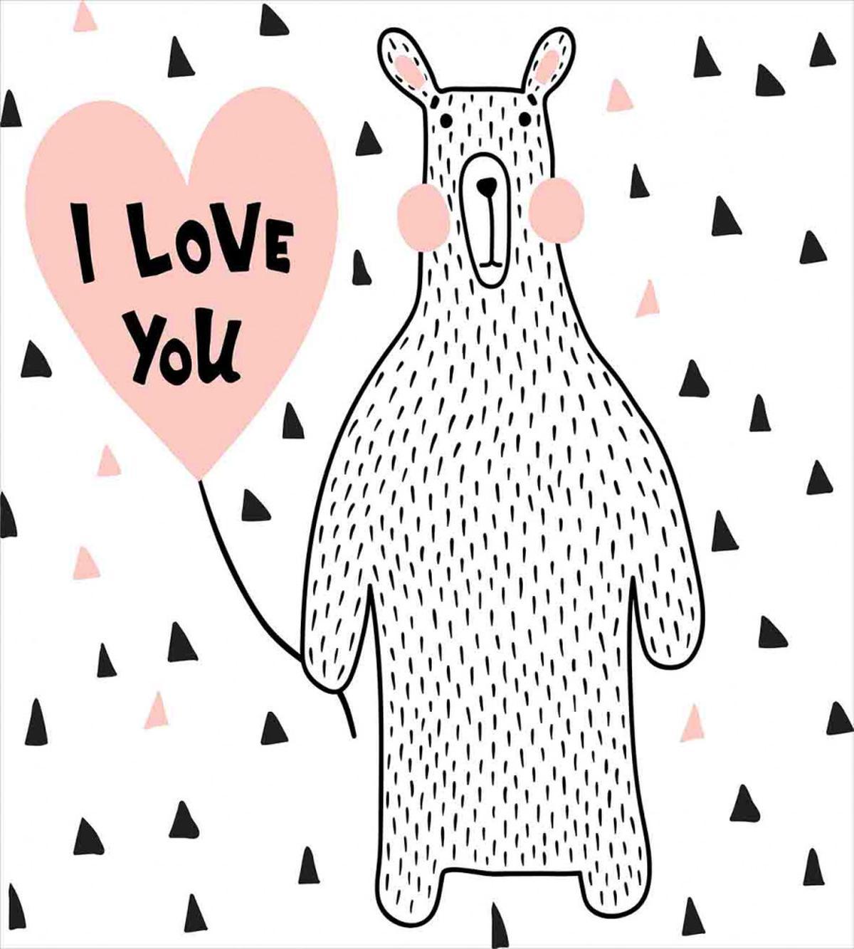 I Love You Balloon — Pattern