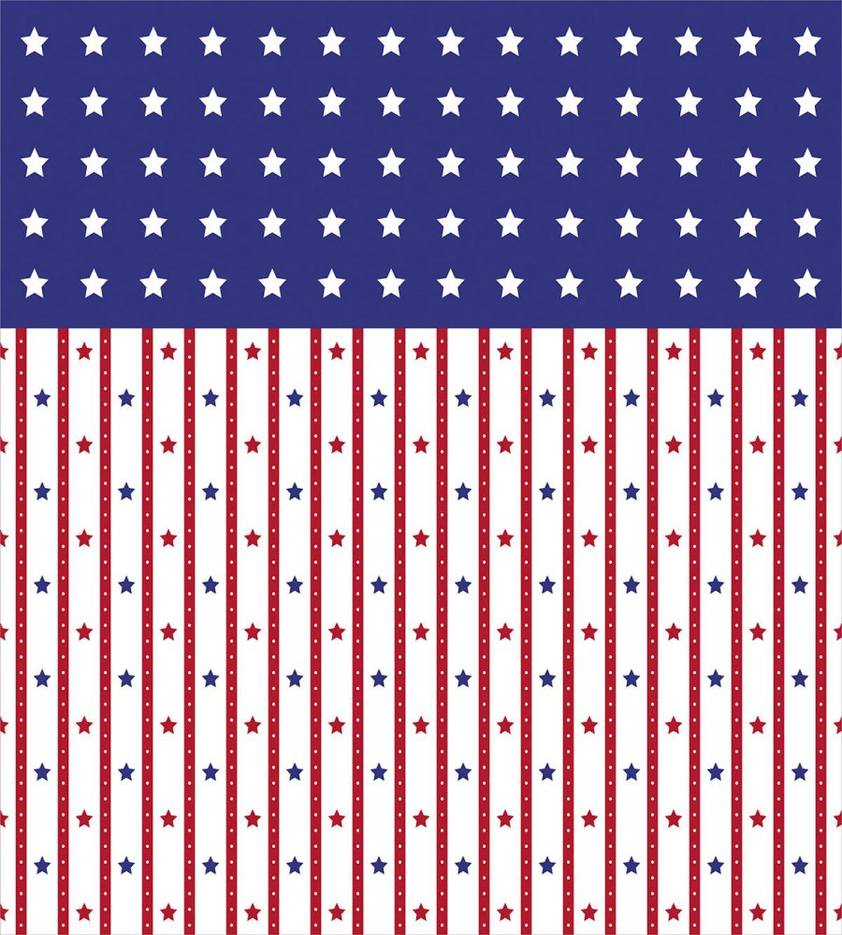 Stars and Stripes Flag — Pattern