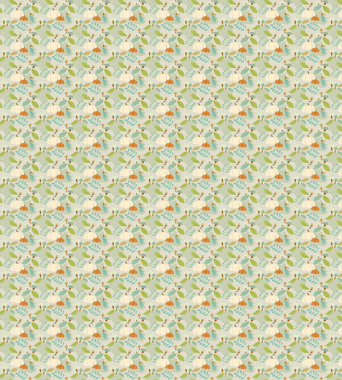 Autumn Dotted Mushrooms — Pattern