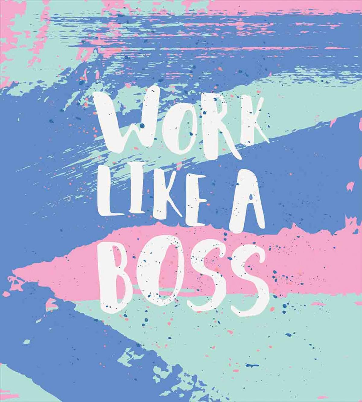 Work Like a Boss Pastel — Pattern