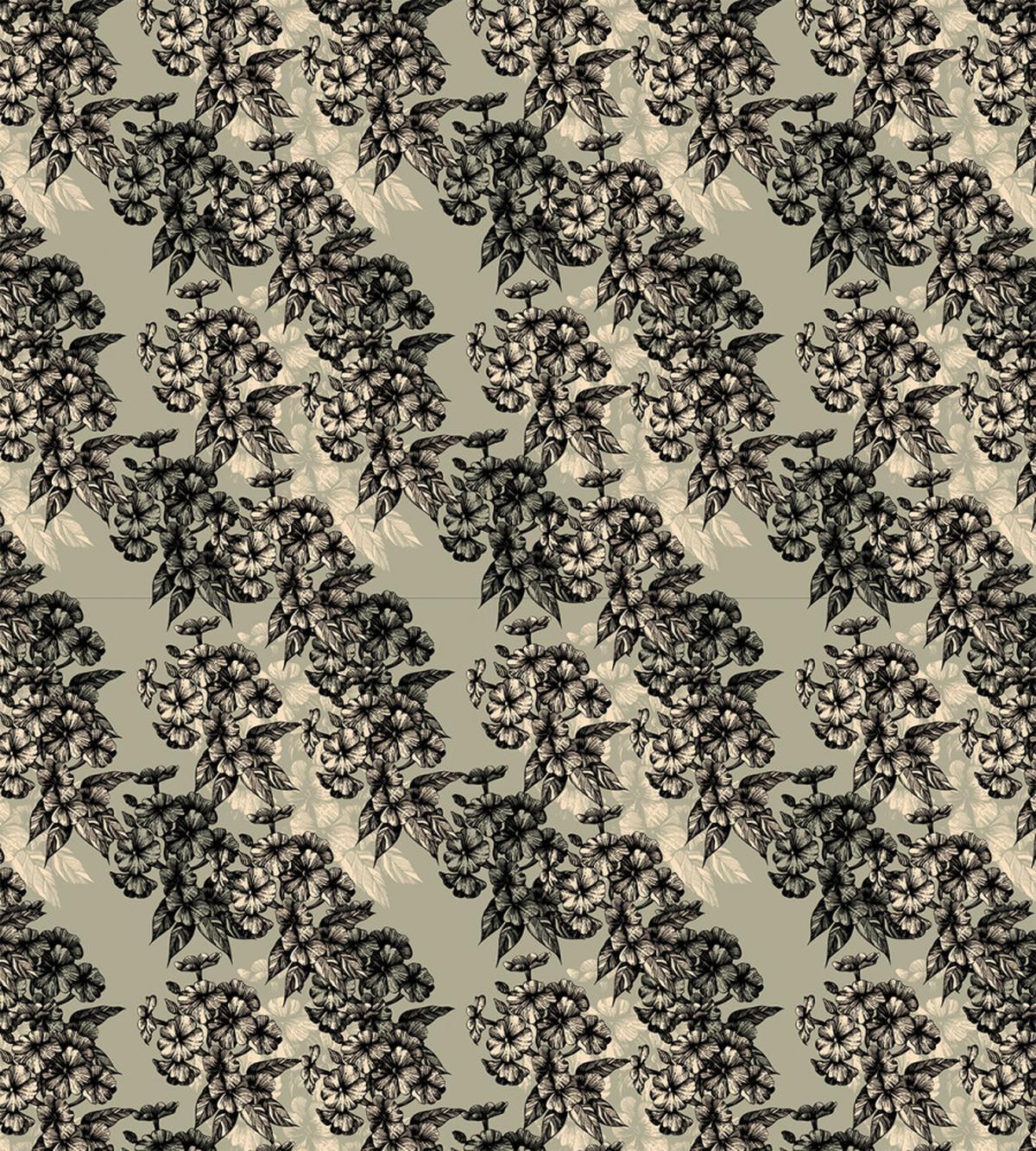 Vintage Blooming Foliage — Pattern