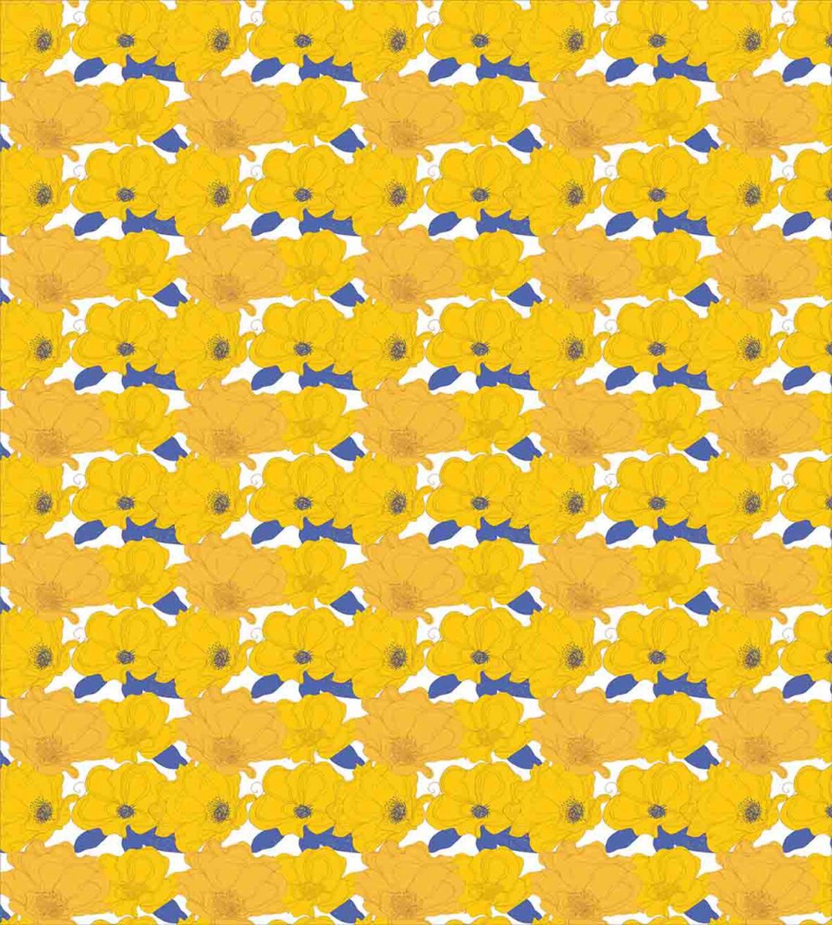 Abstract Blue Foliage — Pattern