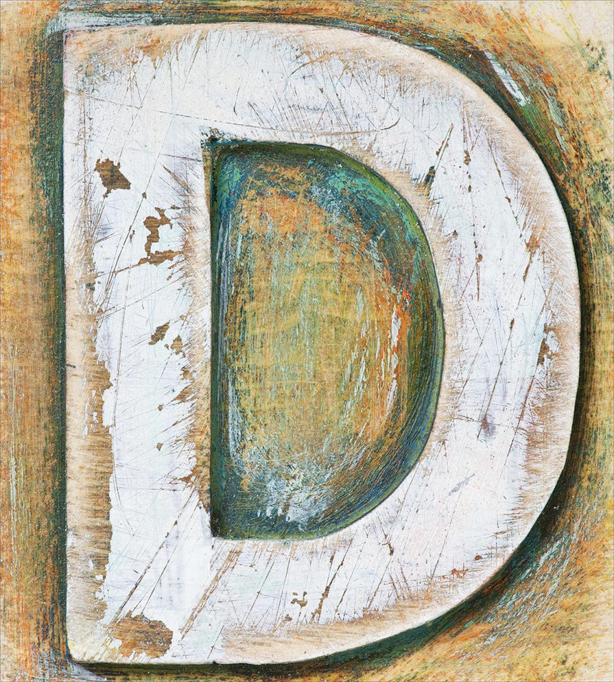 Rustic Initials Grunge — Pattern