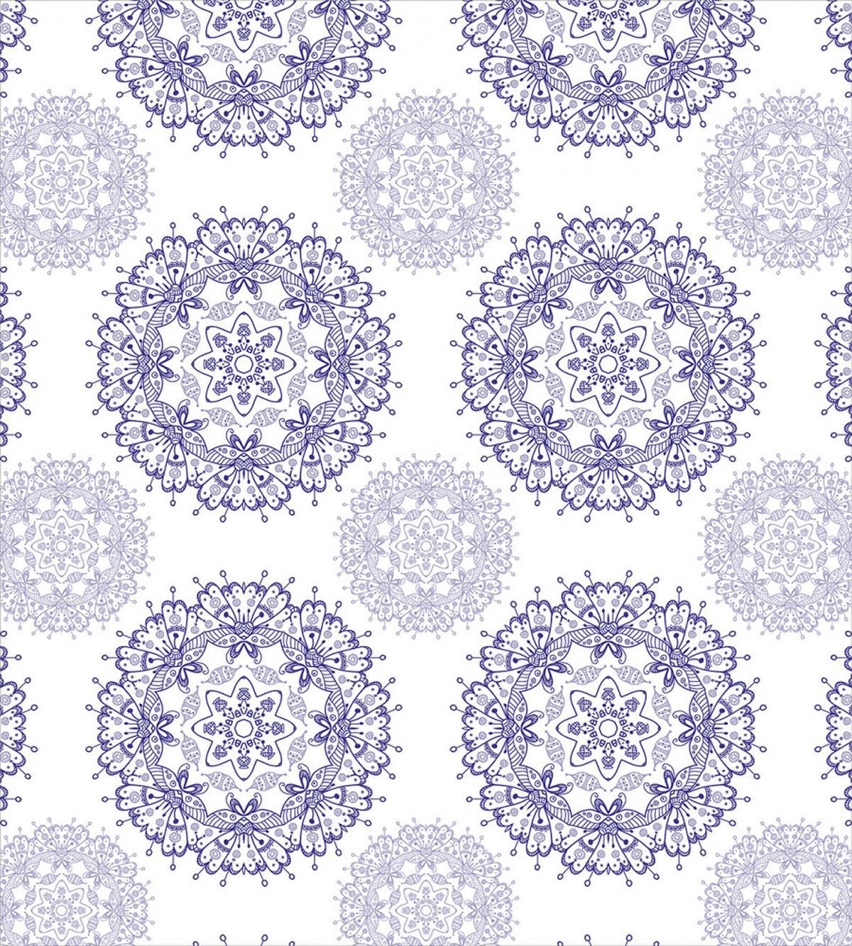 Floral Mandala with Hearts — Pattern