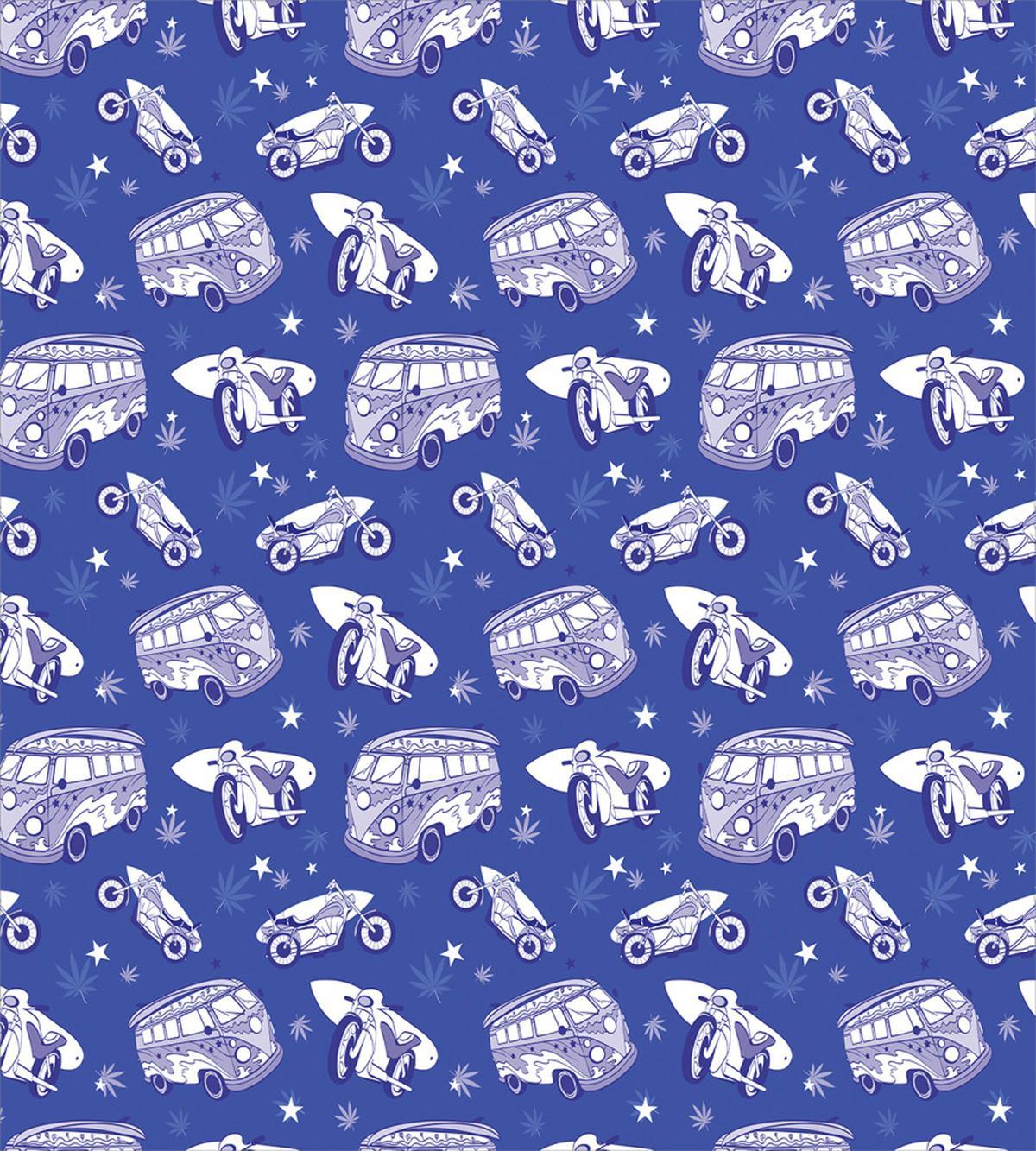 Hippie Bus California — Pattern