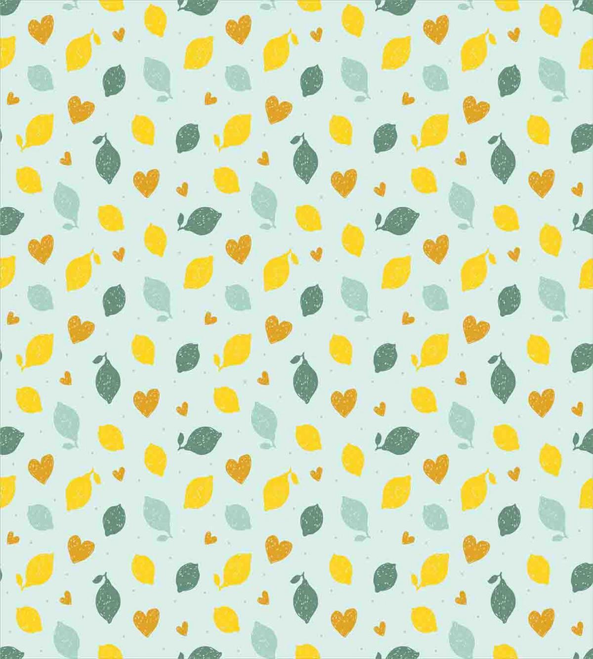 Scribbled Lemon Design — Pattern