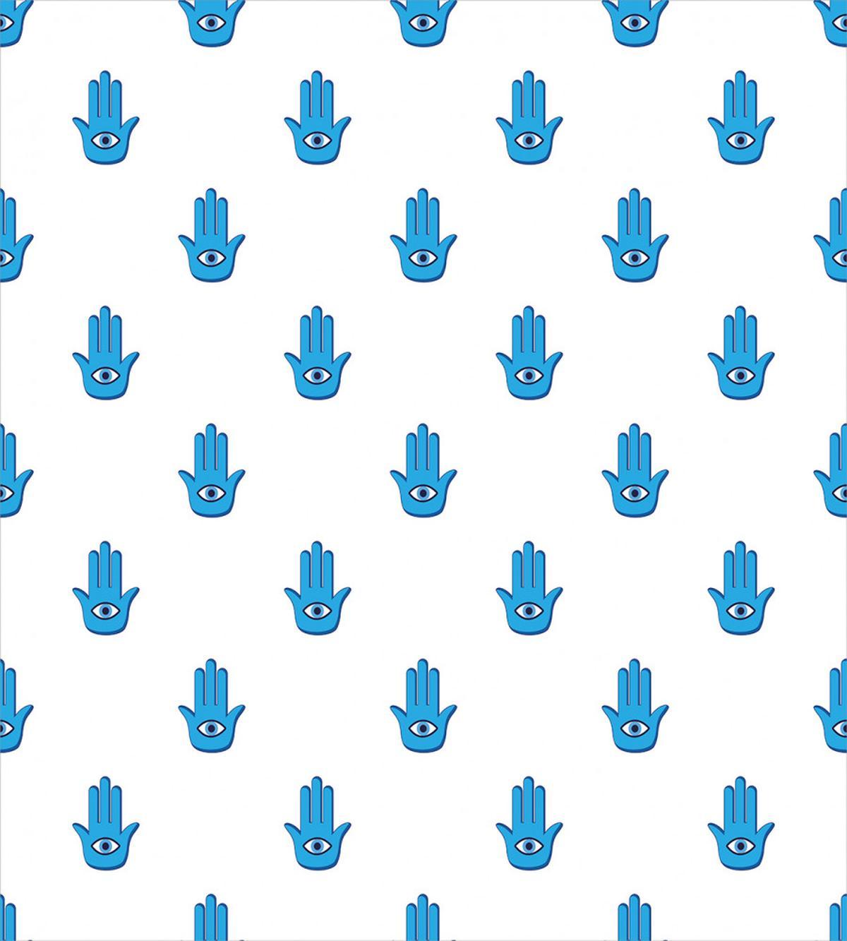 Cartoon Hand Eye — Pattern