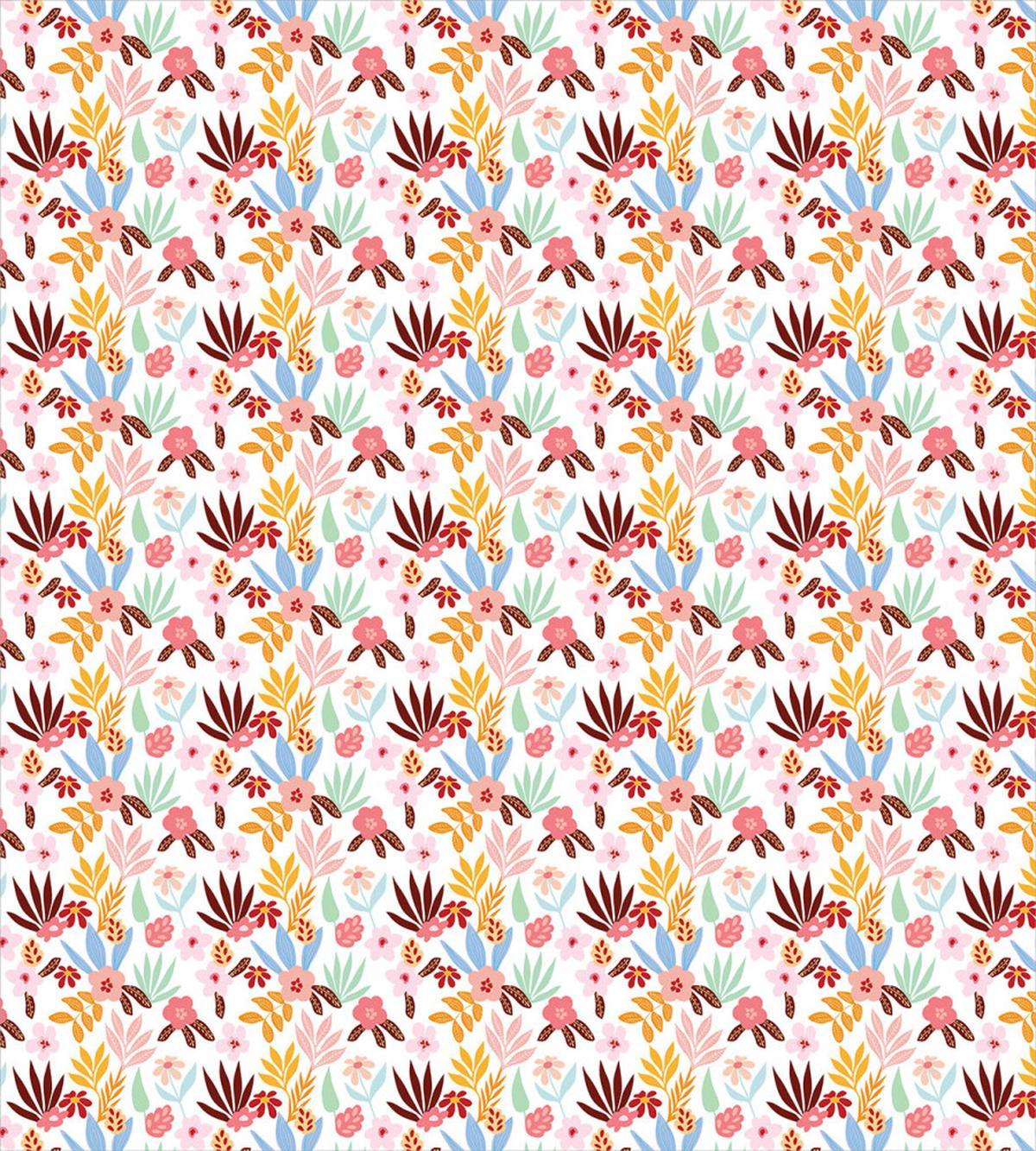 Retro Palm Leaves Branches — Pattern