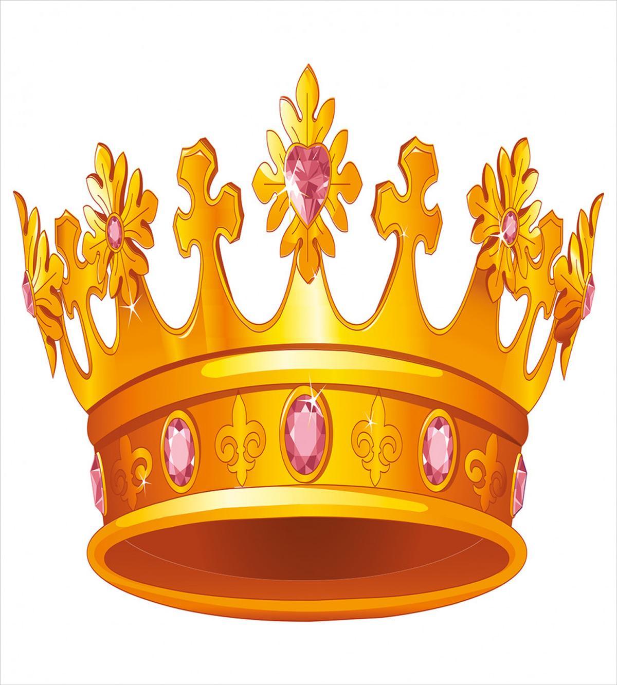 Crown Tiara with Gems — Pattern