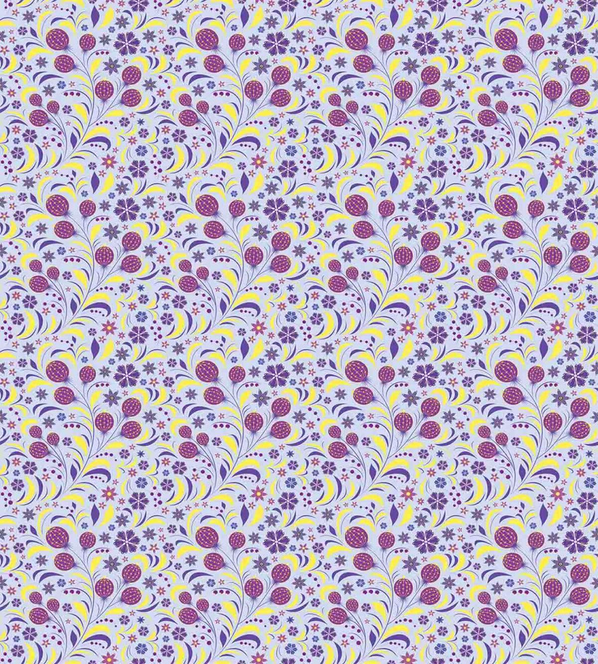 Abstract Spring Botany Art — Pattern